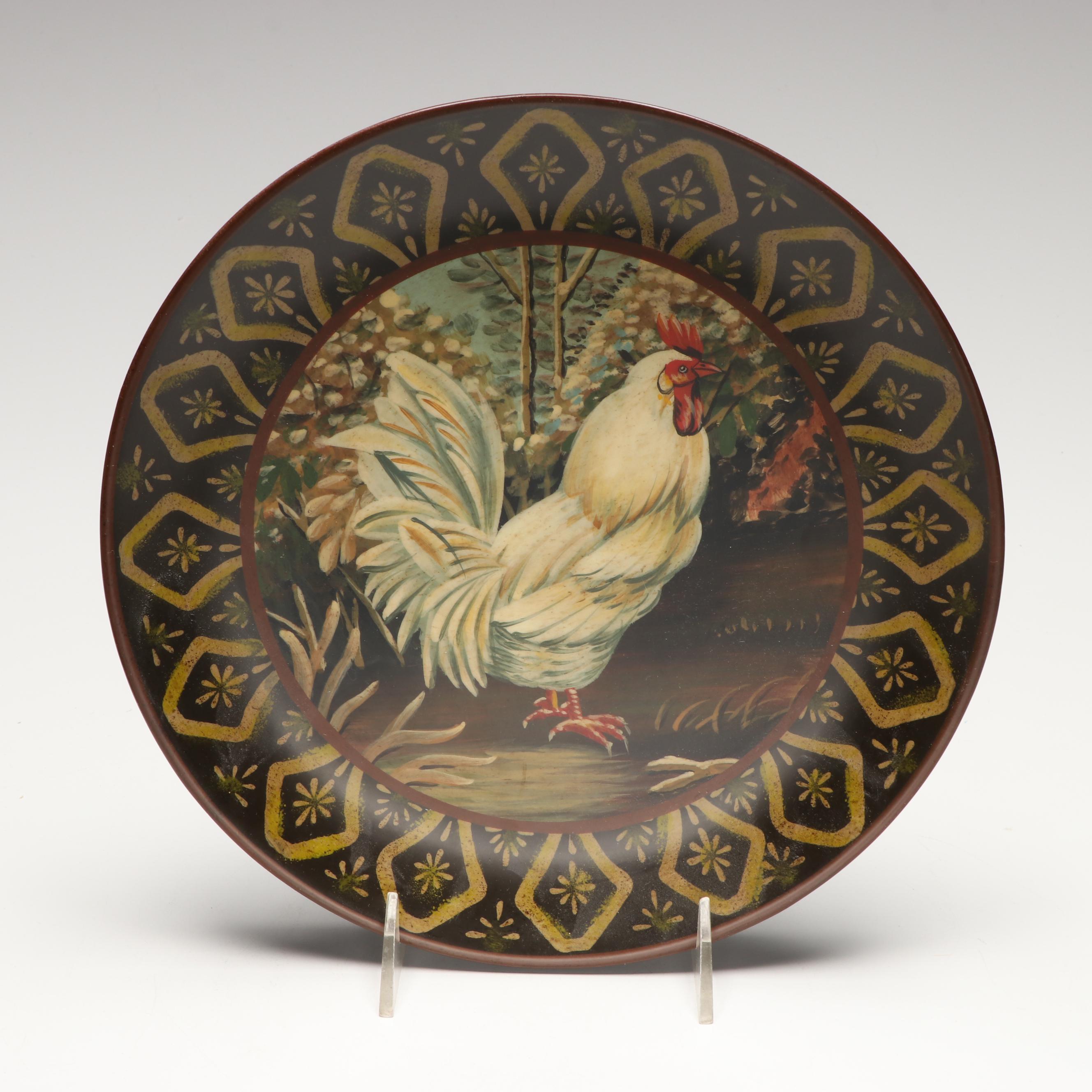 Raymond Waites Ceramic Decorative Footed Bowl and Plates