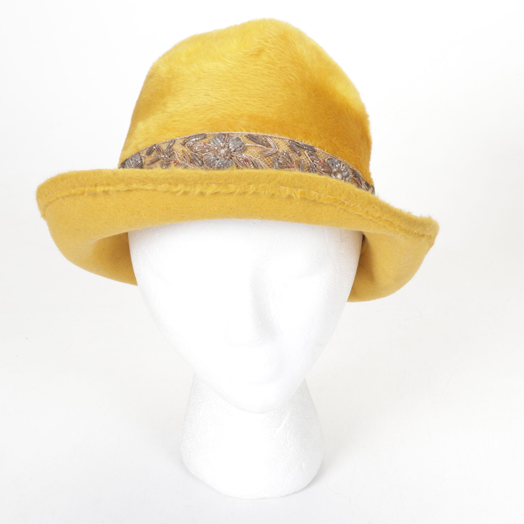 Mousse HB Faux Fur Cloche with Monterey, Mr. John Jr. and Glenover Hats, 1970s