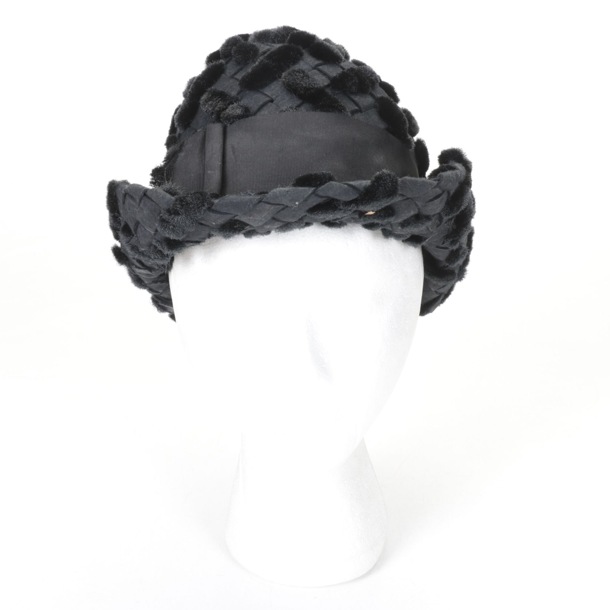 Mousse HB Faux Fur Cloche with Monterey, Mr. John Jr. and Glenover Hats, 1970s