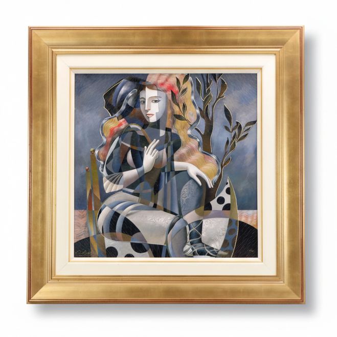 Oleg Zhivetin Offset Lithograph "Waiting For Winter," 2002