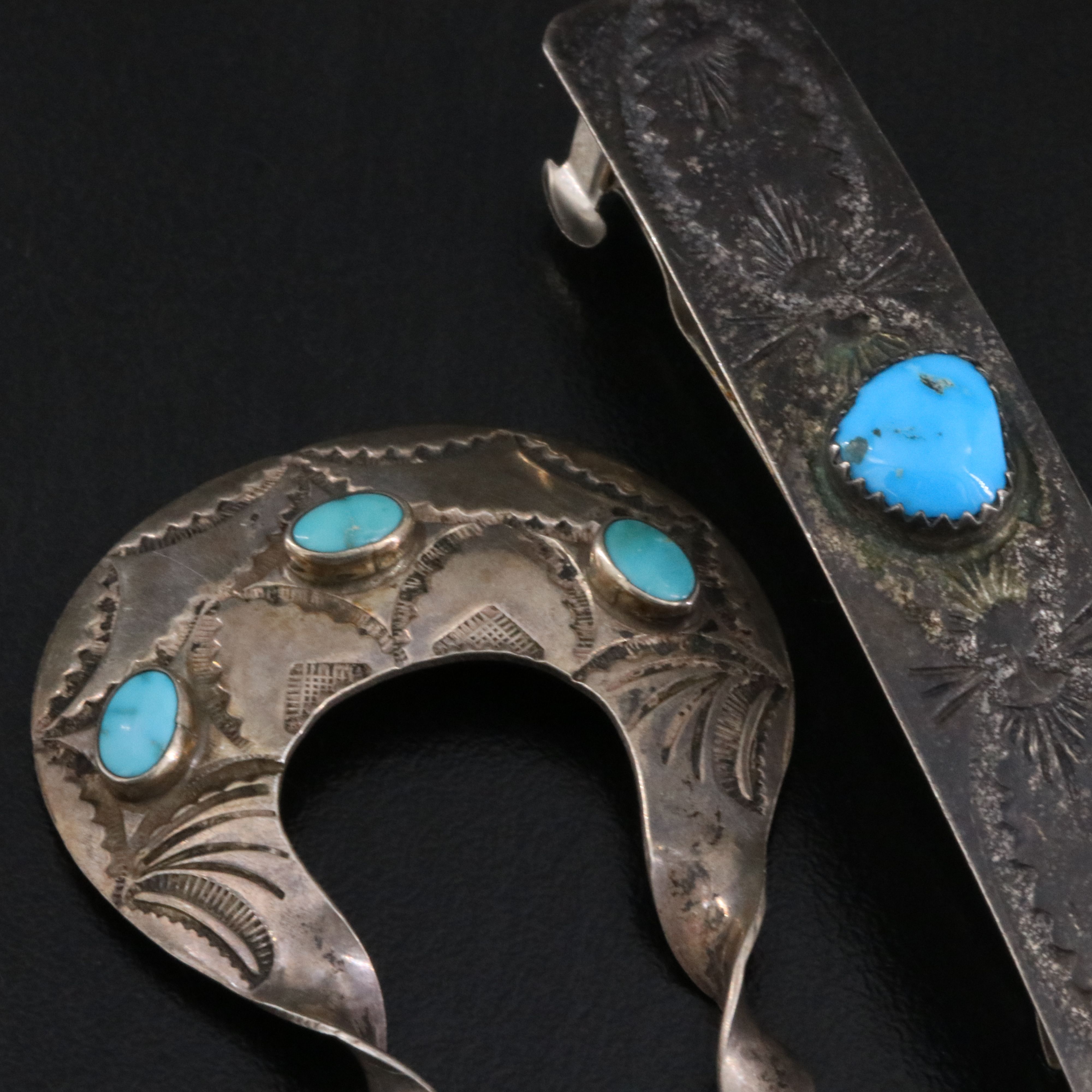 Southwestern Sterling Turquoise Hair Accessories ft. B. Soce Navajo Diné