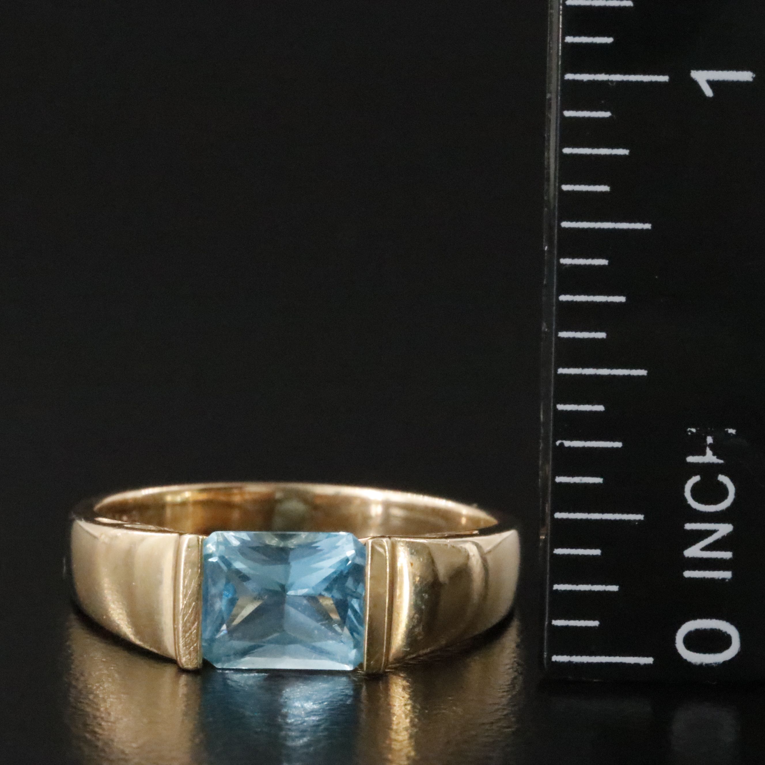 10K Topaz Ring