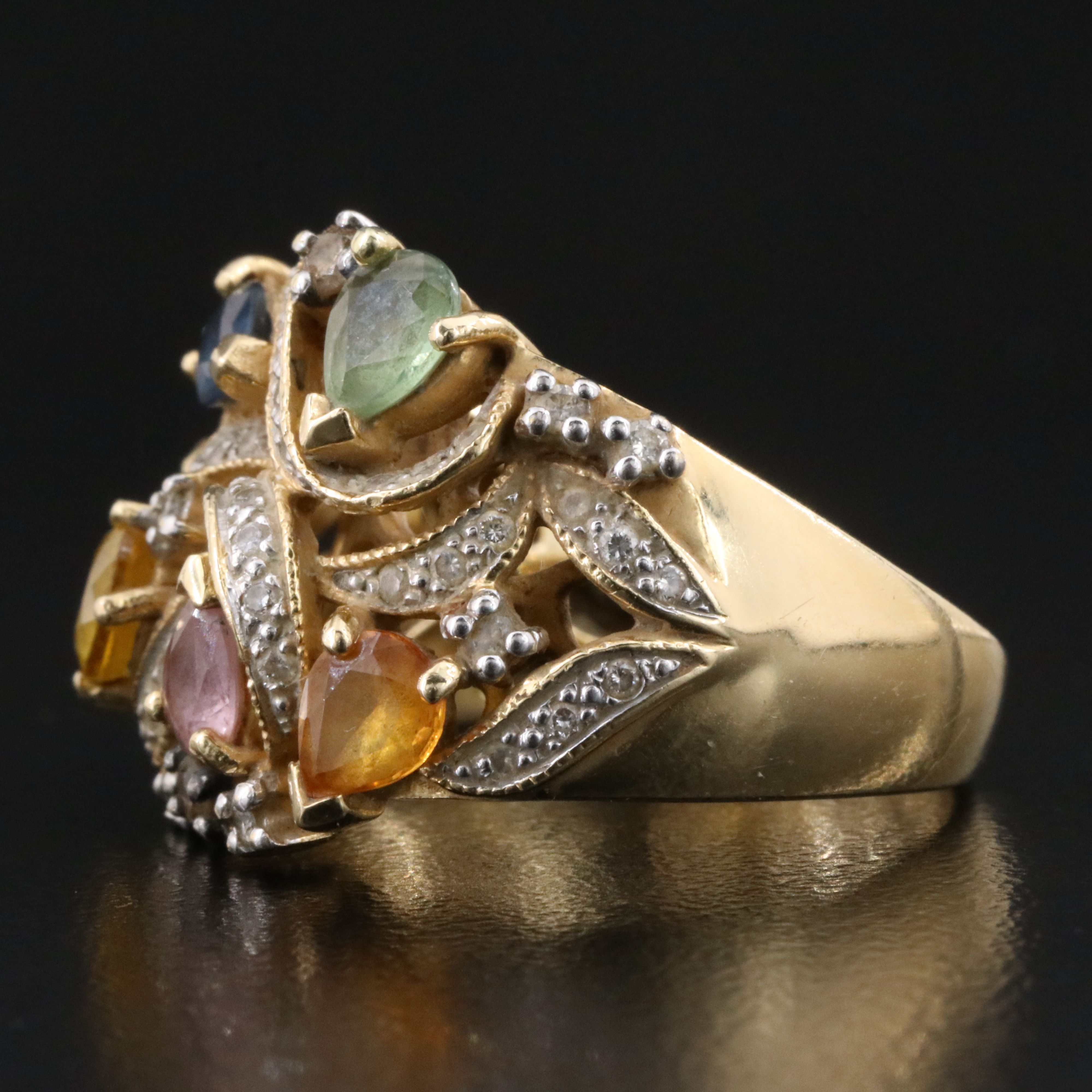 Le Vian 14K Gemstone Ring Including 0.52 CTW Diamonds