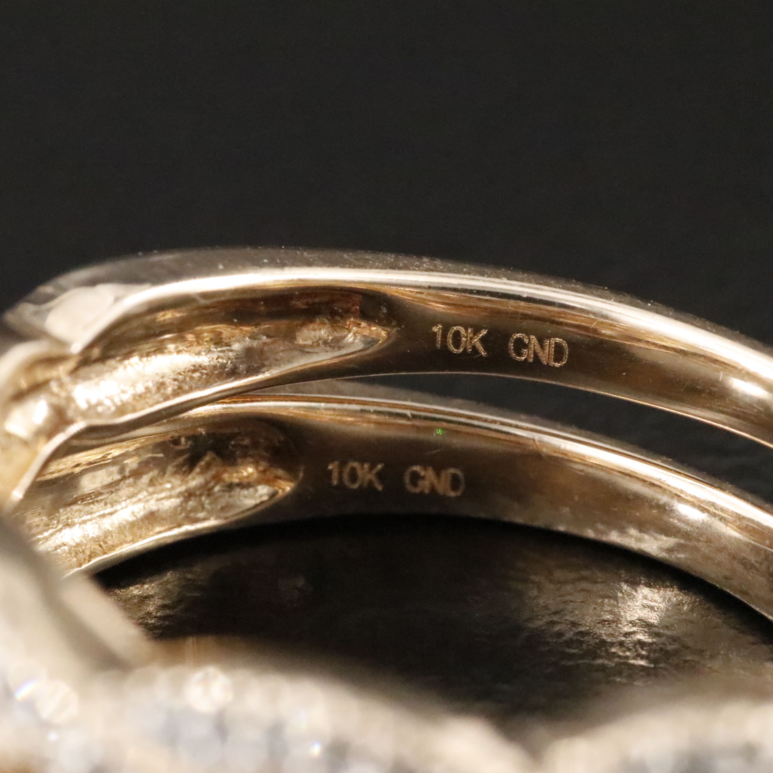 10K 0.52 CTW Diamond Ring Set