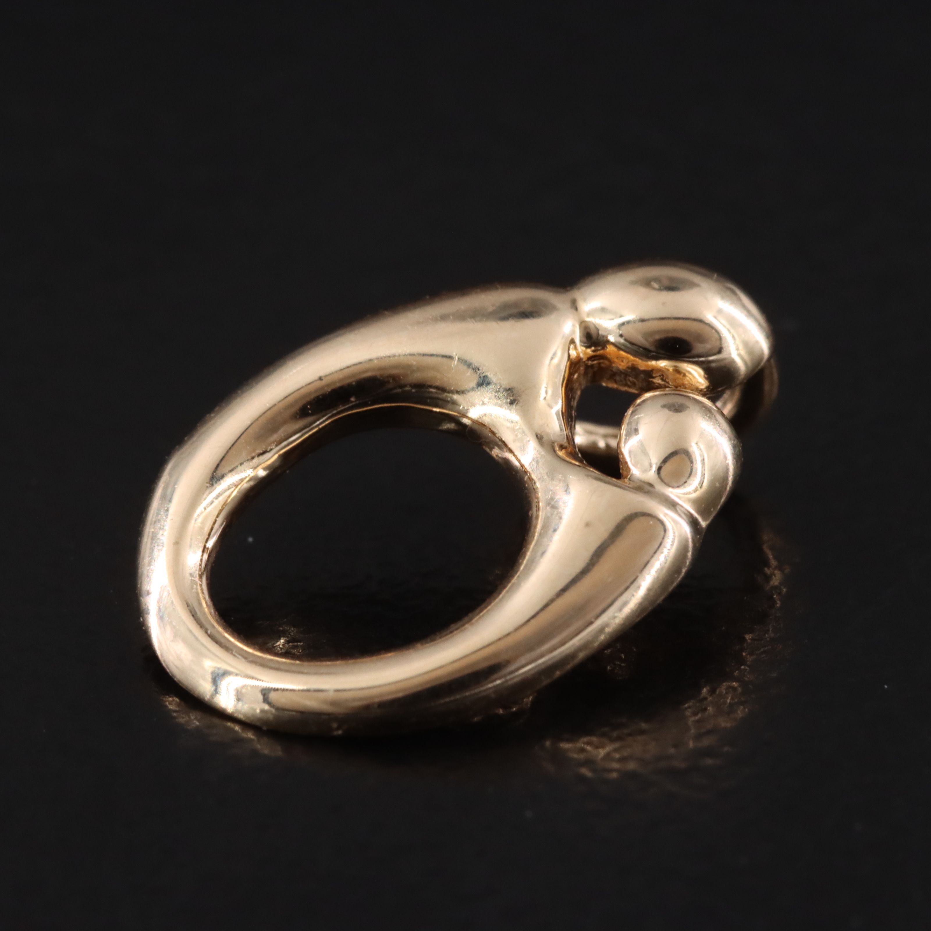 14K Mother and Child Pendant