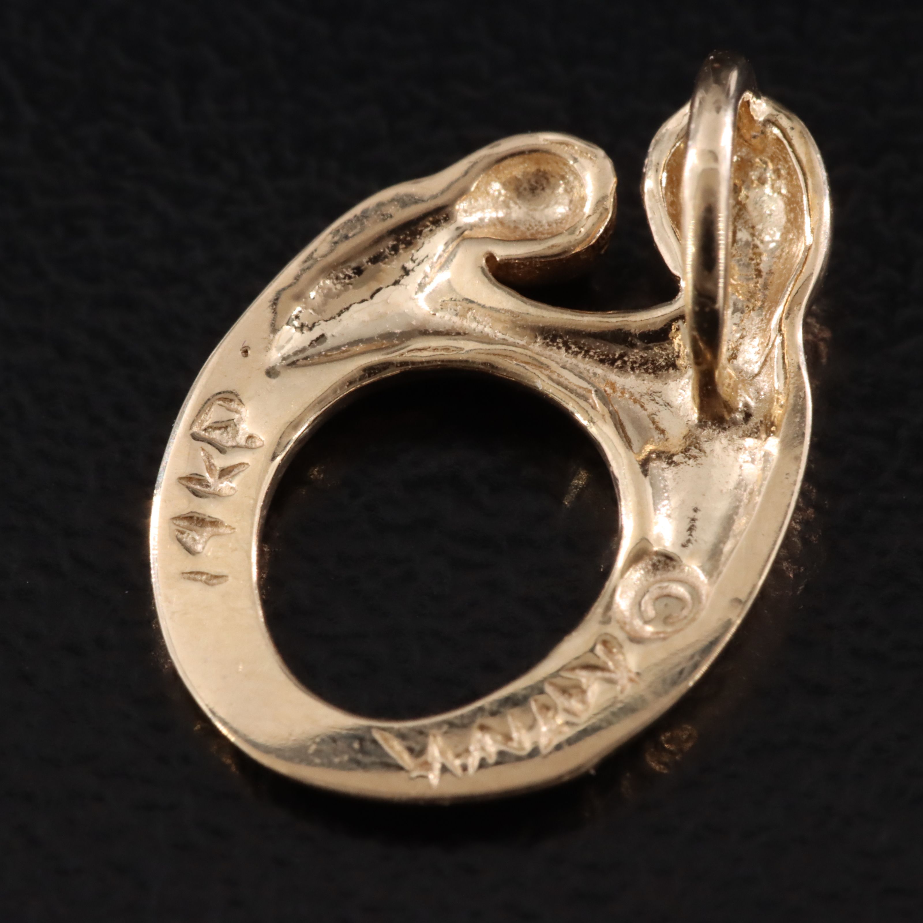 14K Mother and Child Pendant