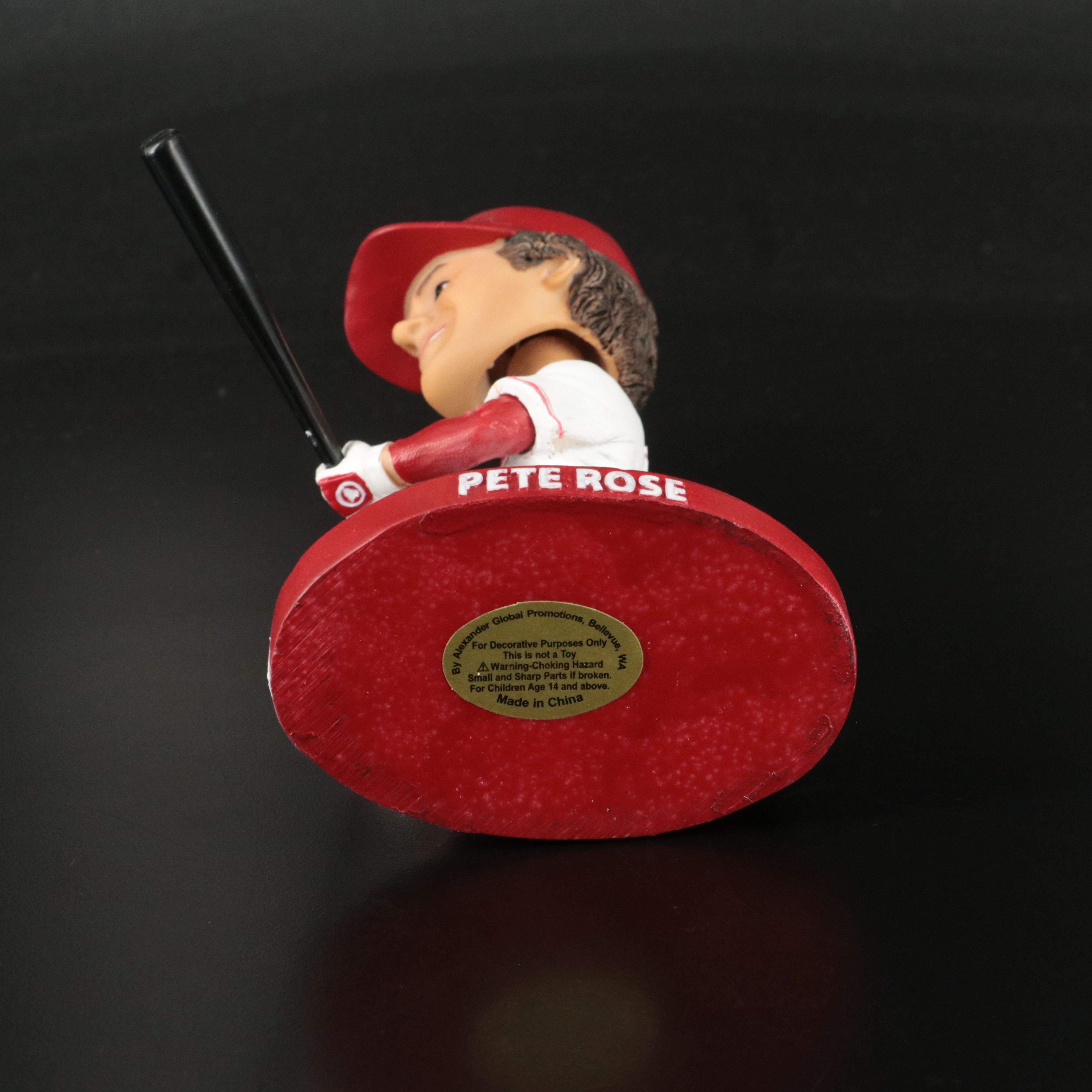 Pete Rose Cincinnati Reds Bobblehead, Reds Hall of Fame Museum Issue