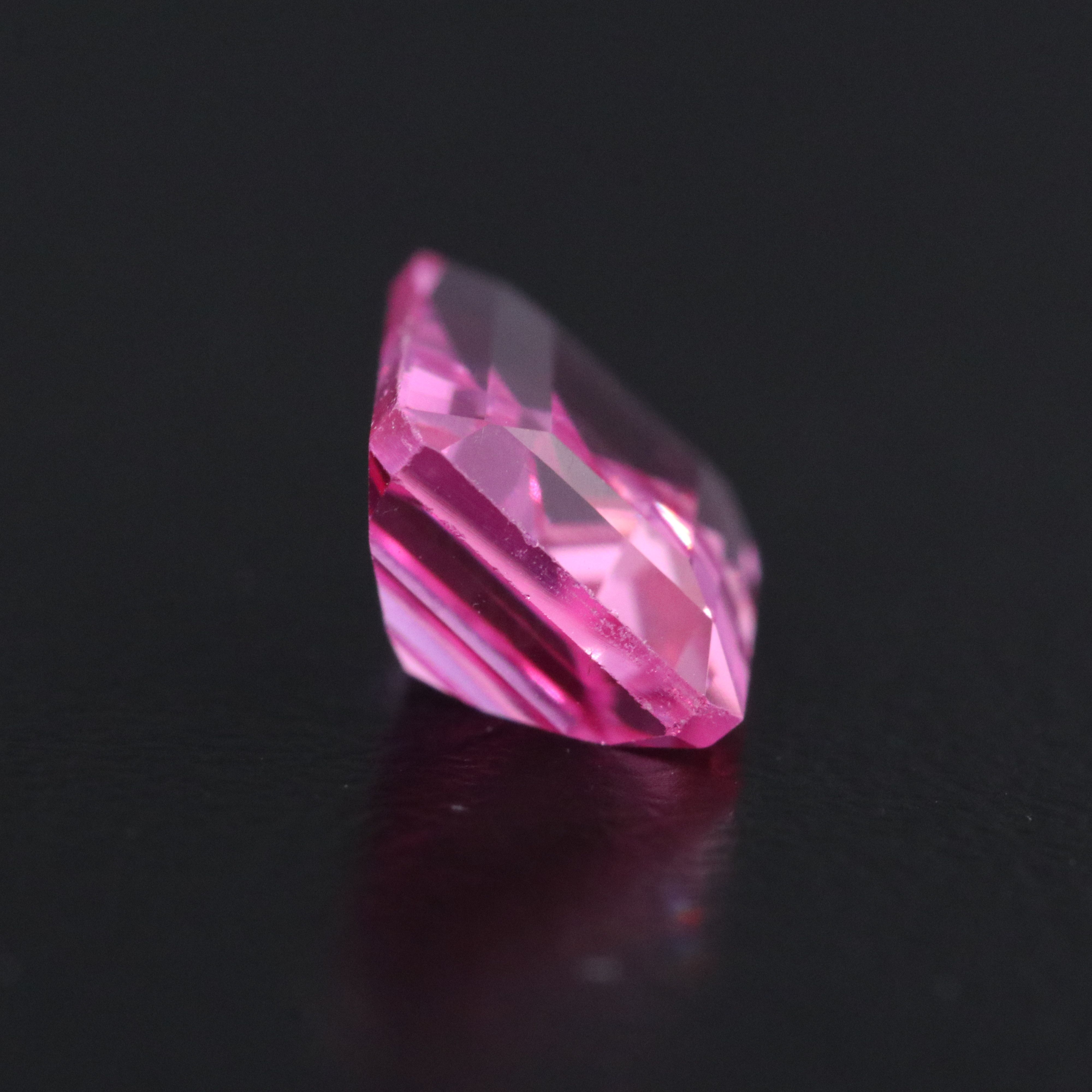 Loose 3.30 CT Lab Grown Sapphire