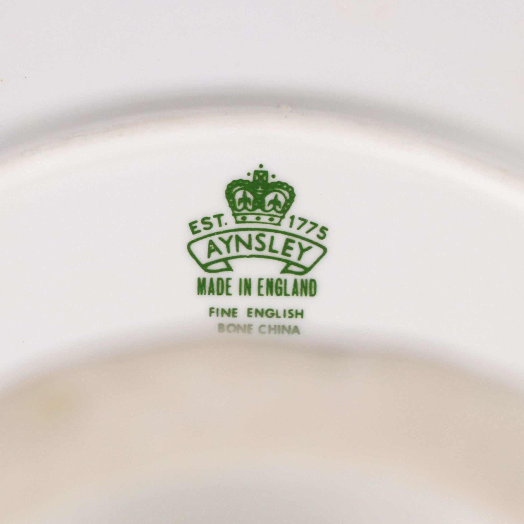 Aynsley "Pembroke" Cake Stand with Noritake and Other Tableware and Decor