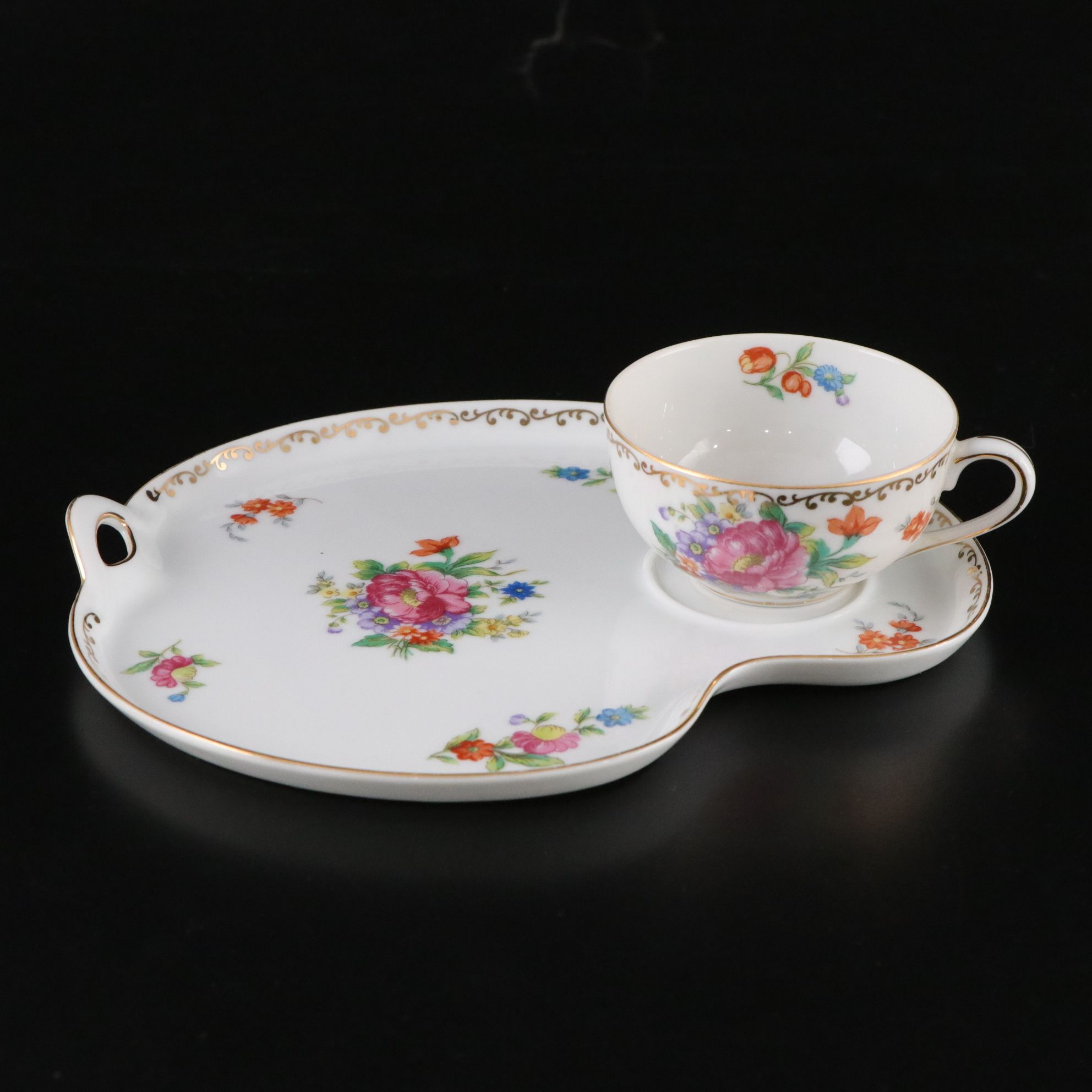 Aynsley "Pembroke" Cake Stand with Noritake and Other Tableware and Decor