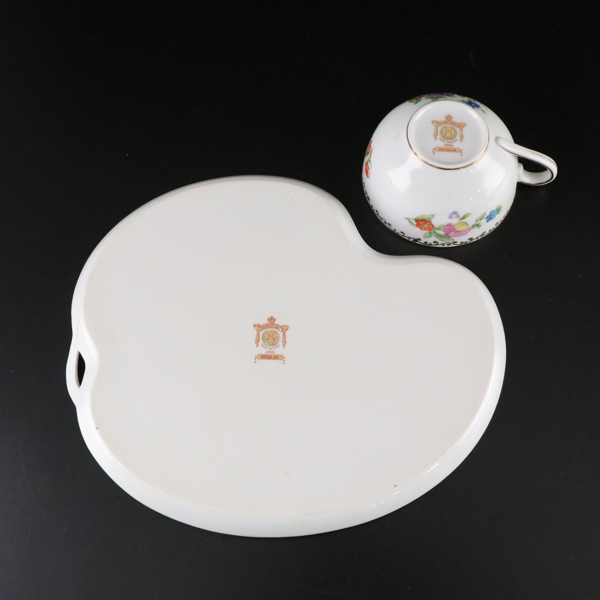 Aynsley "Pembroke" Cake Stand with Noritake and Other Tableware and Decor