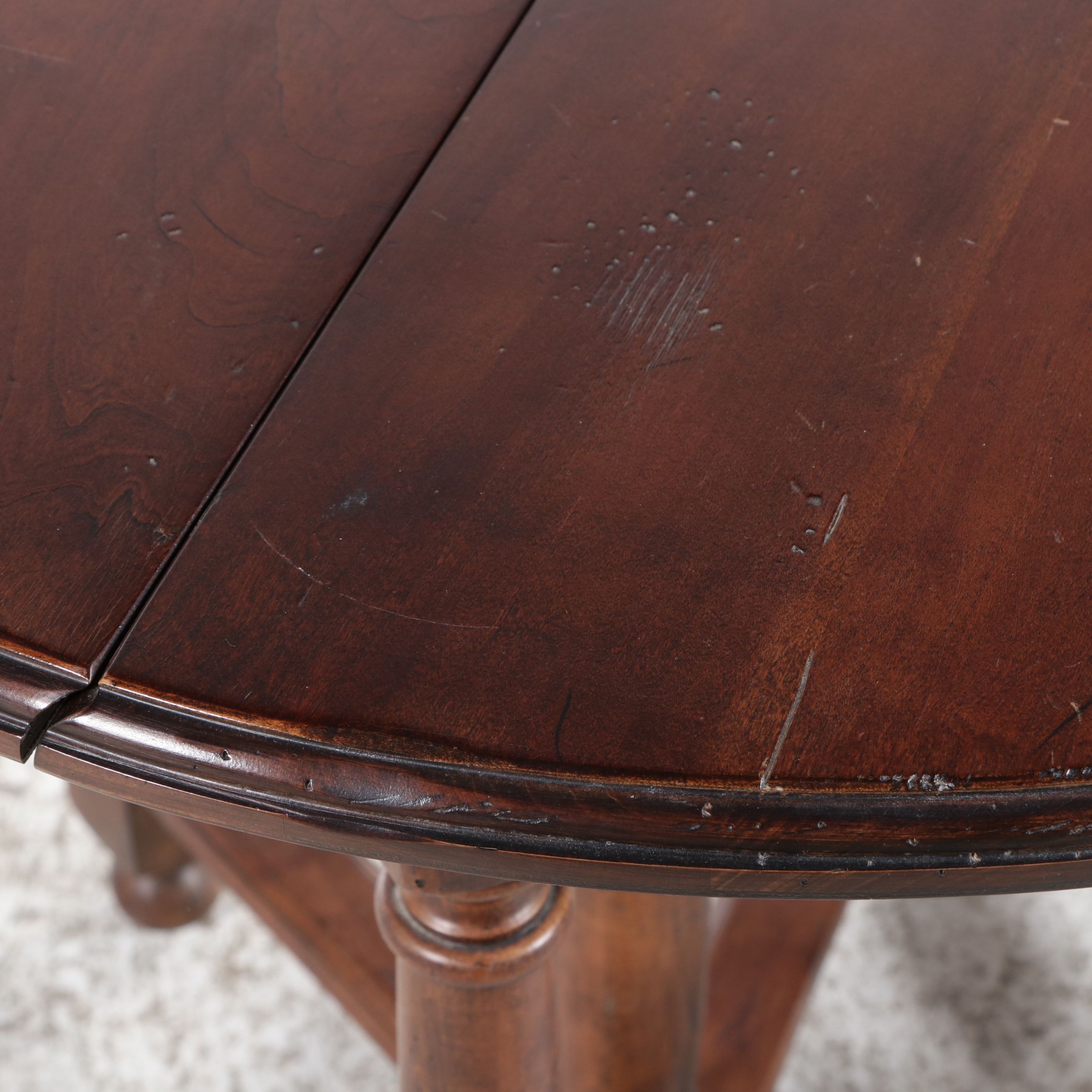 Jacobean Style Gateleg Drop-Leaf Table, Early to Mid-20th Century