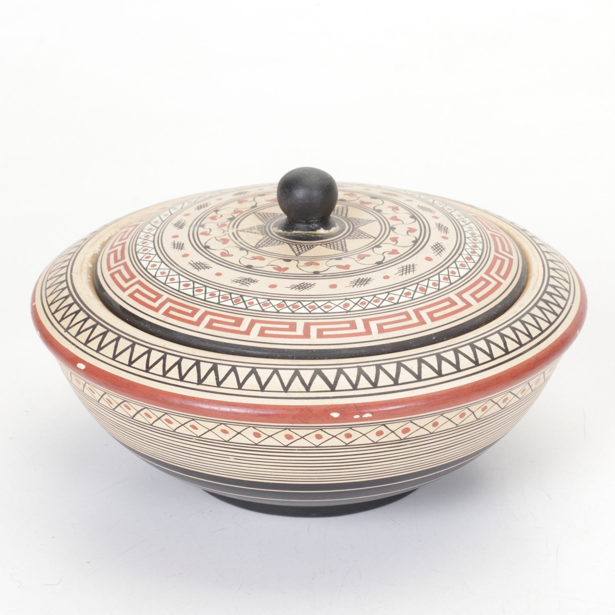 Greek Hellenic "Keramikos" Pyxis, Kylix and Amphora Vase