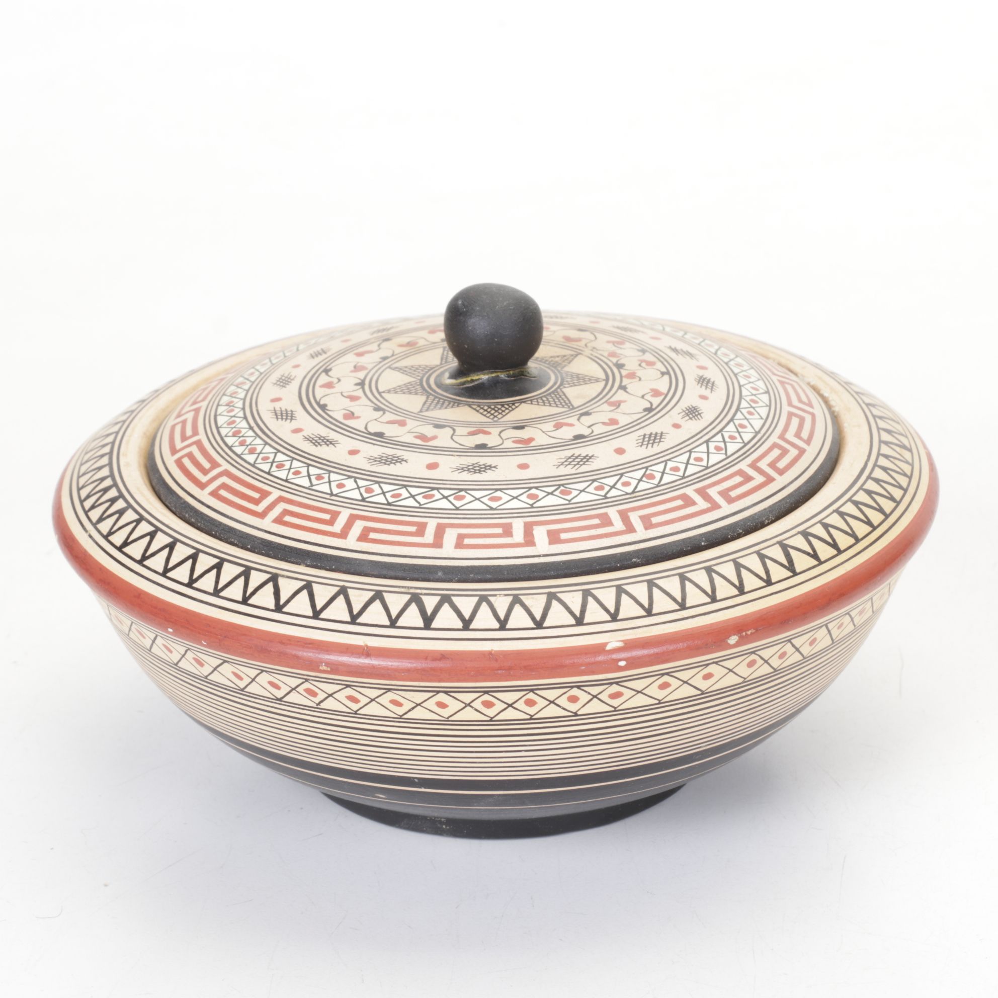 Greek Hellenic "Keramikos" Pyxis, Kylix and Amphora Vase