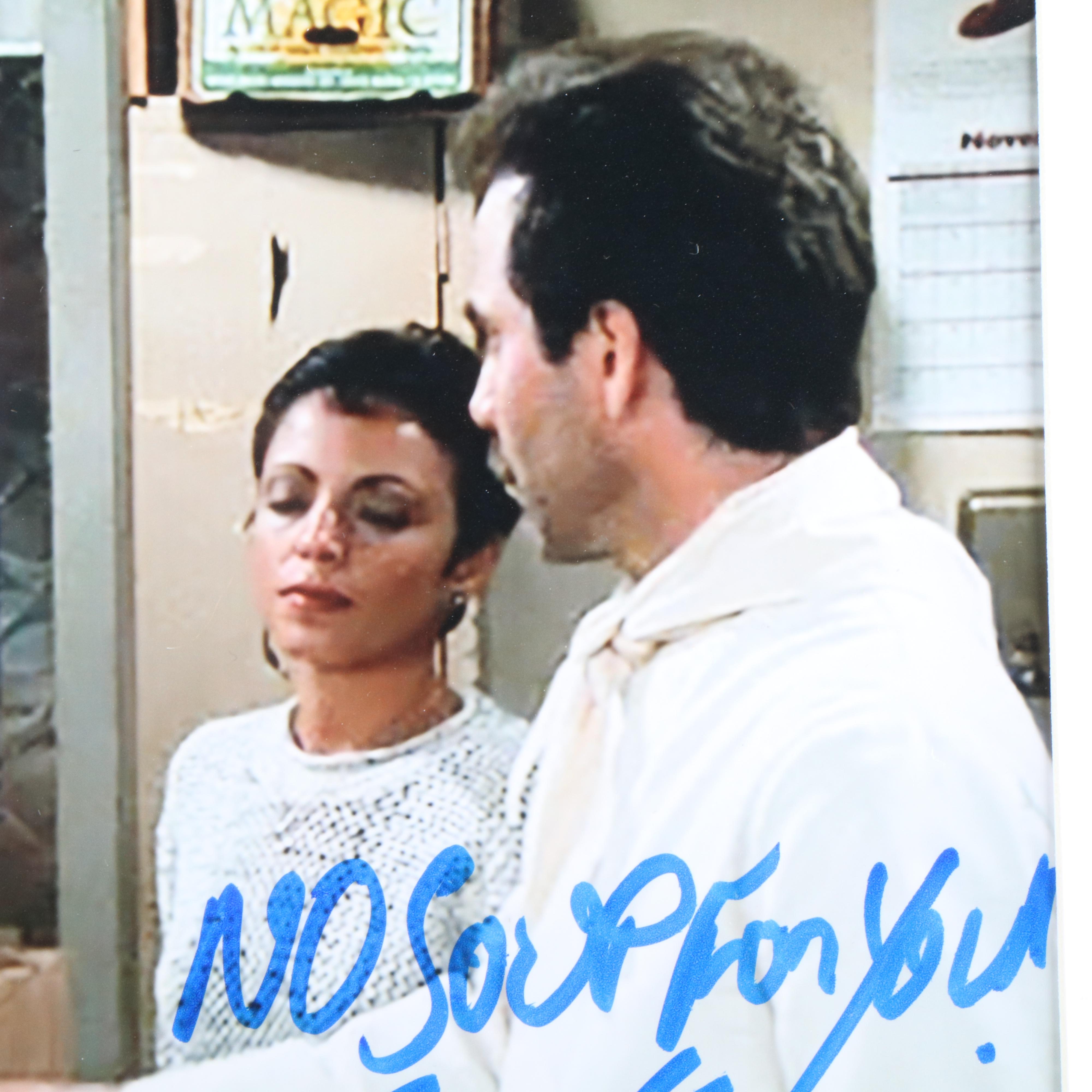 Larry Thomas Signed “No Soup For You!” Seinfeld Print in Matted Frame, JSA