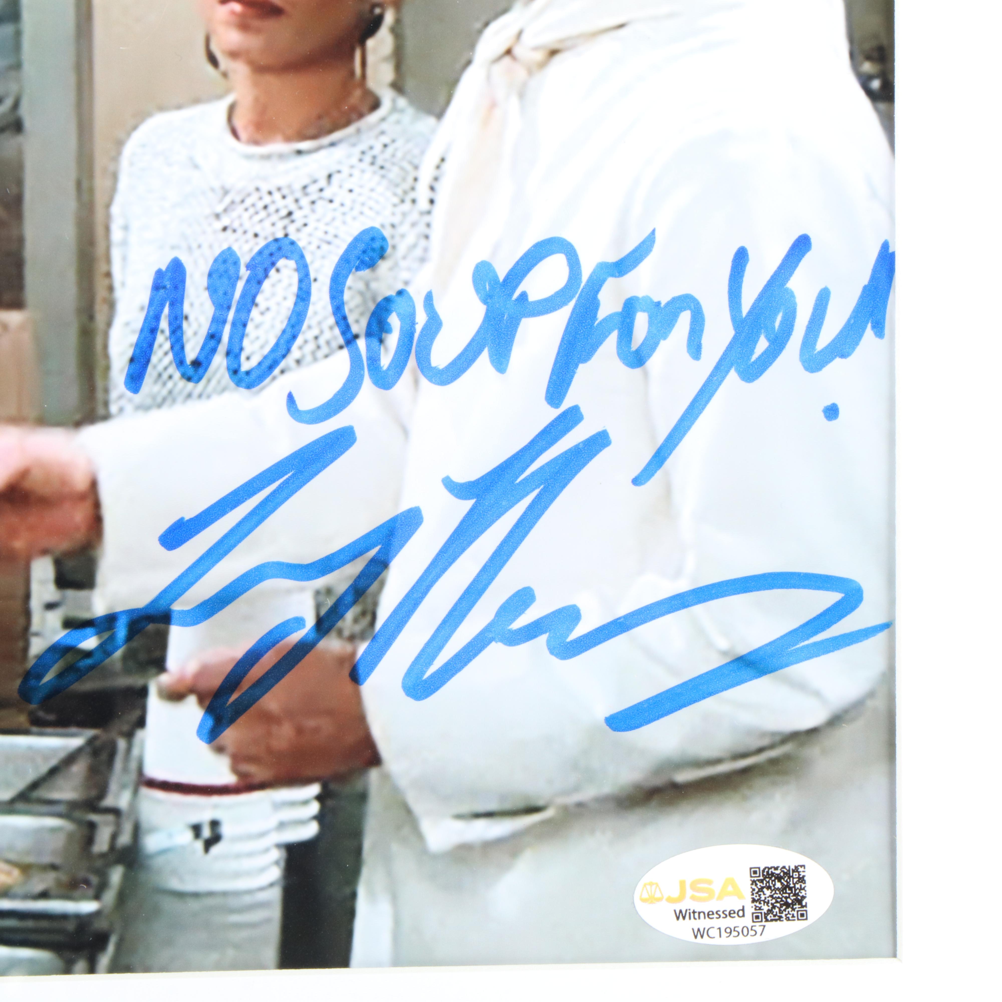 Larry Thomas Signed “No Soup For You!” Seinfeld Print in Matted Frame, JSA