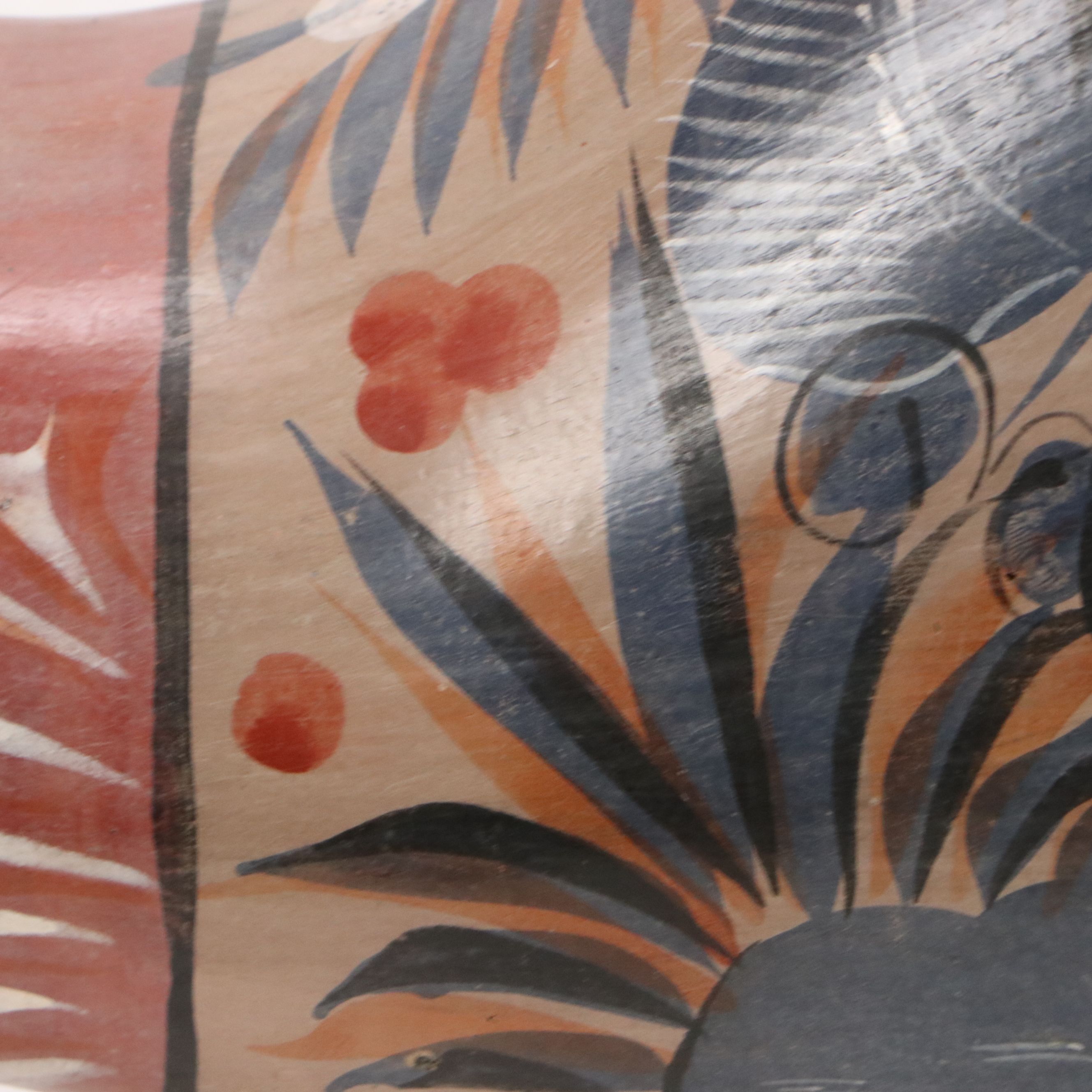 Hand-Painted Tonalá Ceramic Fish, Late 20th Century