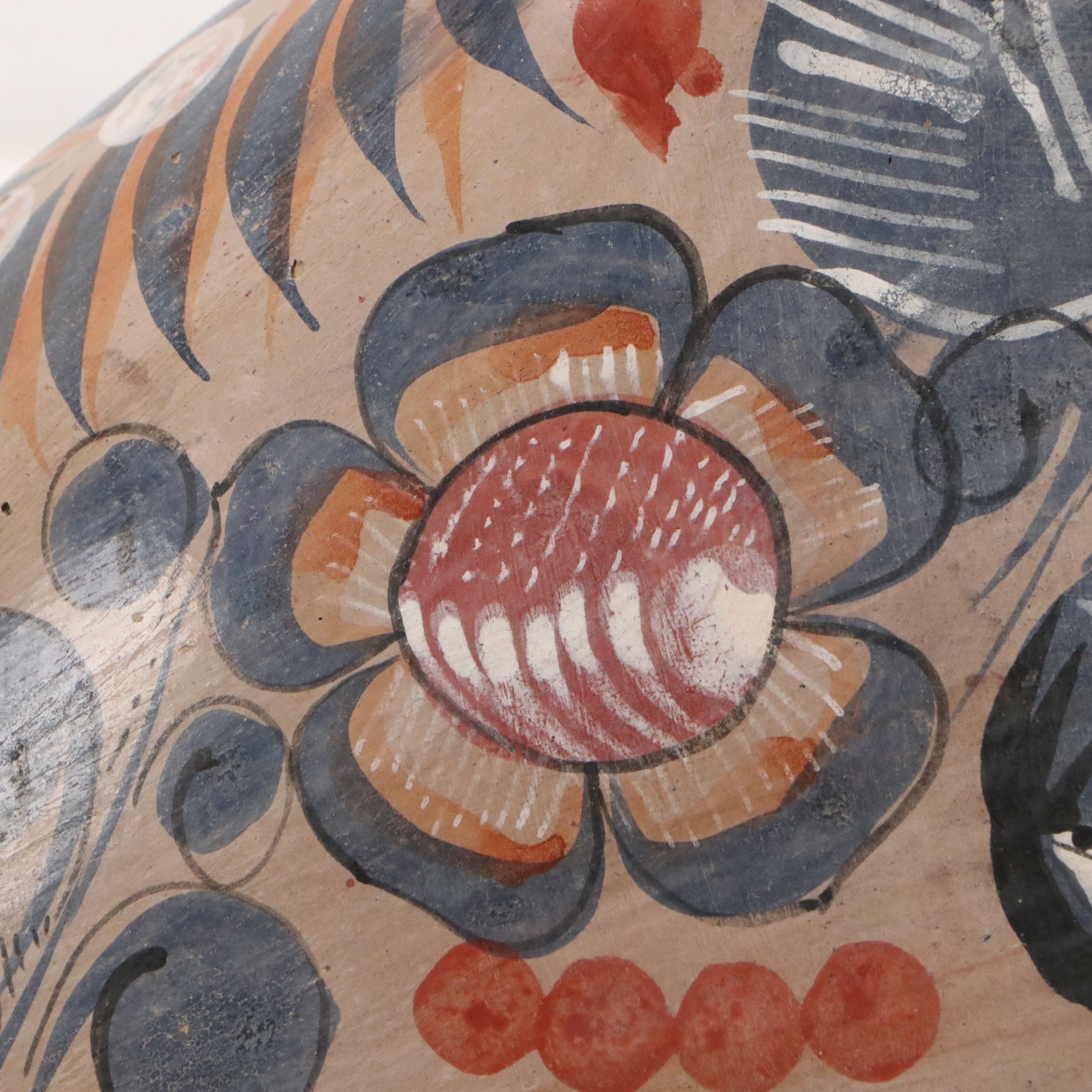 Hand-Painted Tonalá Ceramic Fish, Late 20th Century