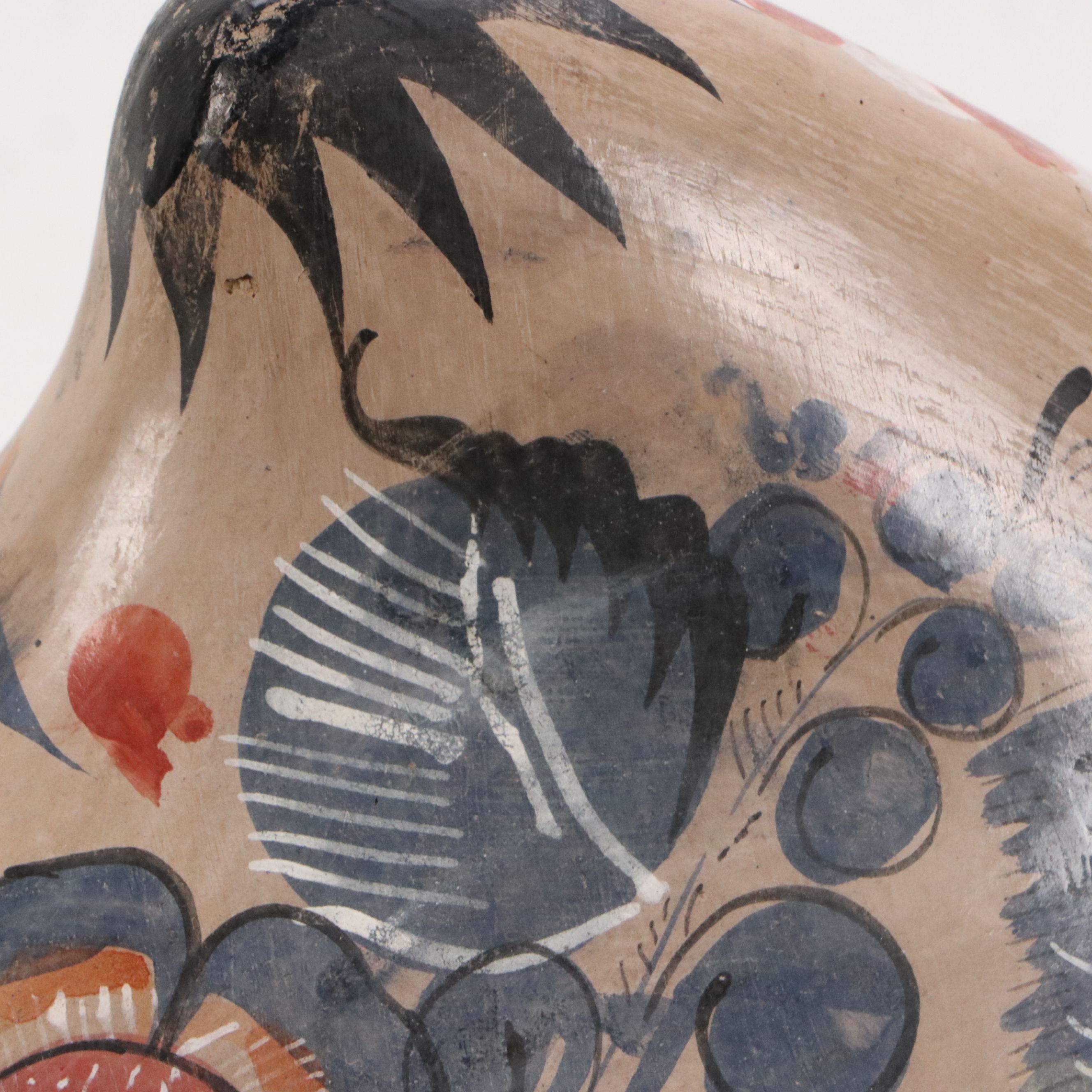 Hand-Painted Tonalá Ceramic Fish, Late 20th Century