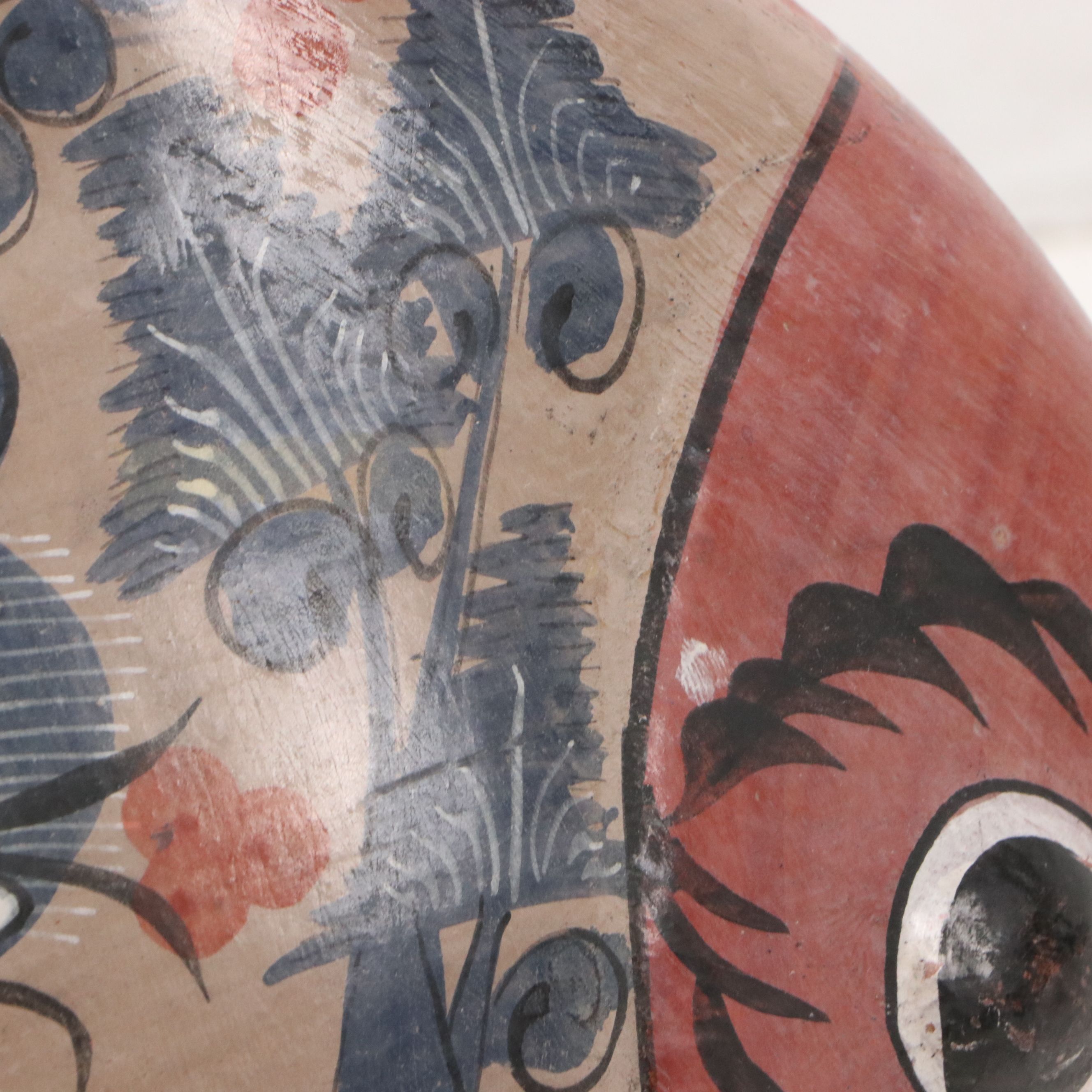 Hand-Painted Tonalá Ceramic Fish, Late 20th Century