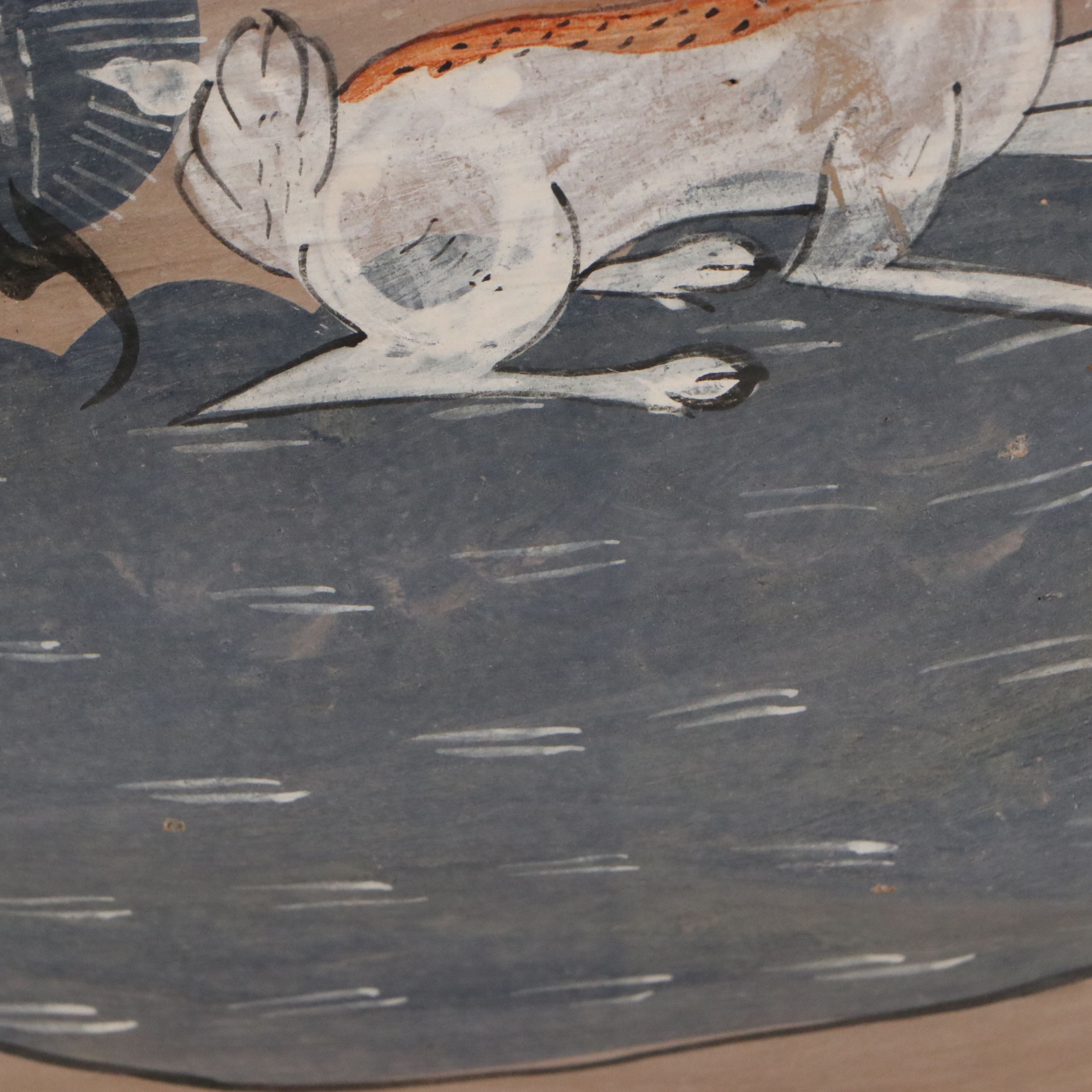 Hand-Painted Tonalá Ceramic Fish, Late 20th Century