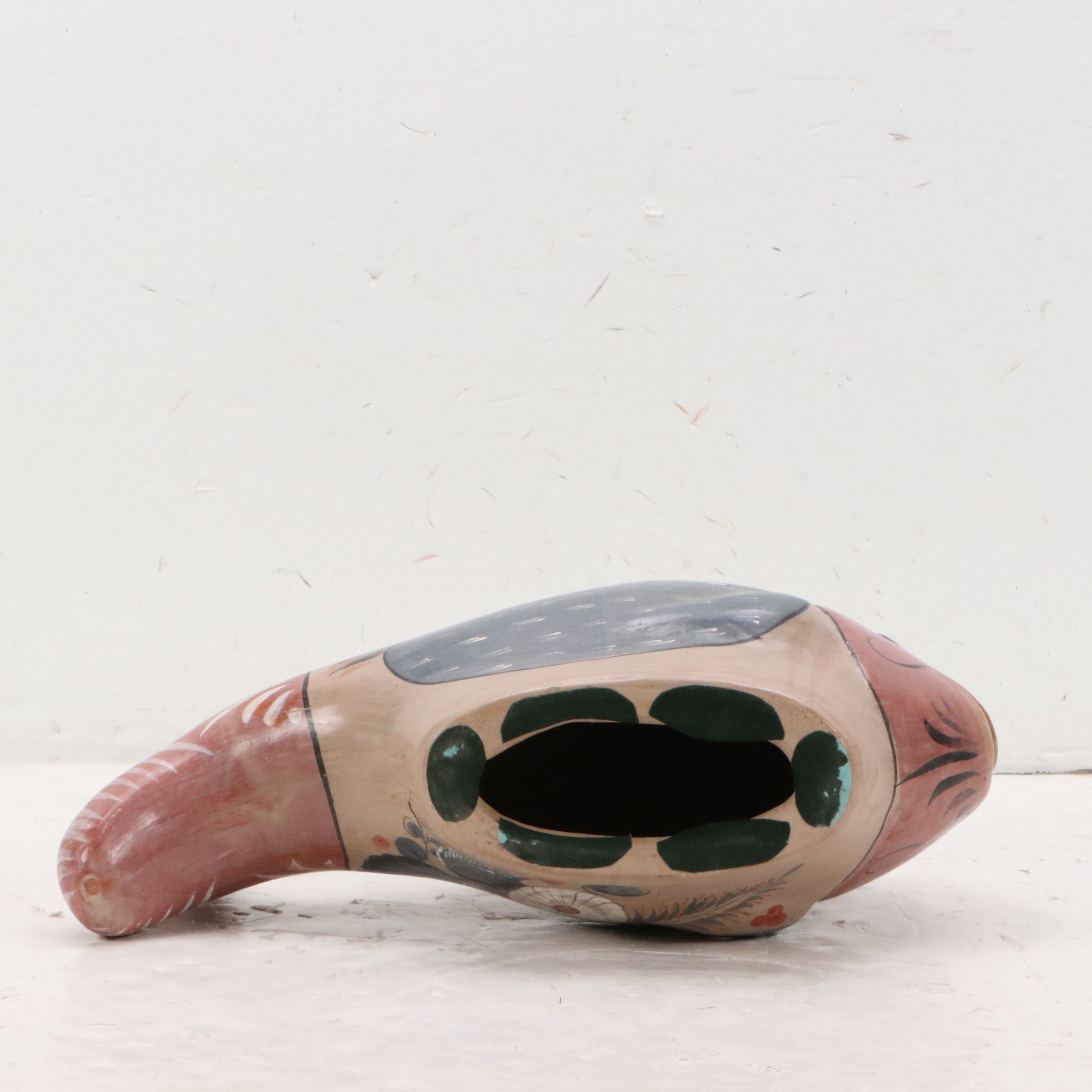 Hand-Painted Tonalá Ceramic Fish, Late 20th Century