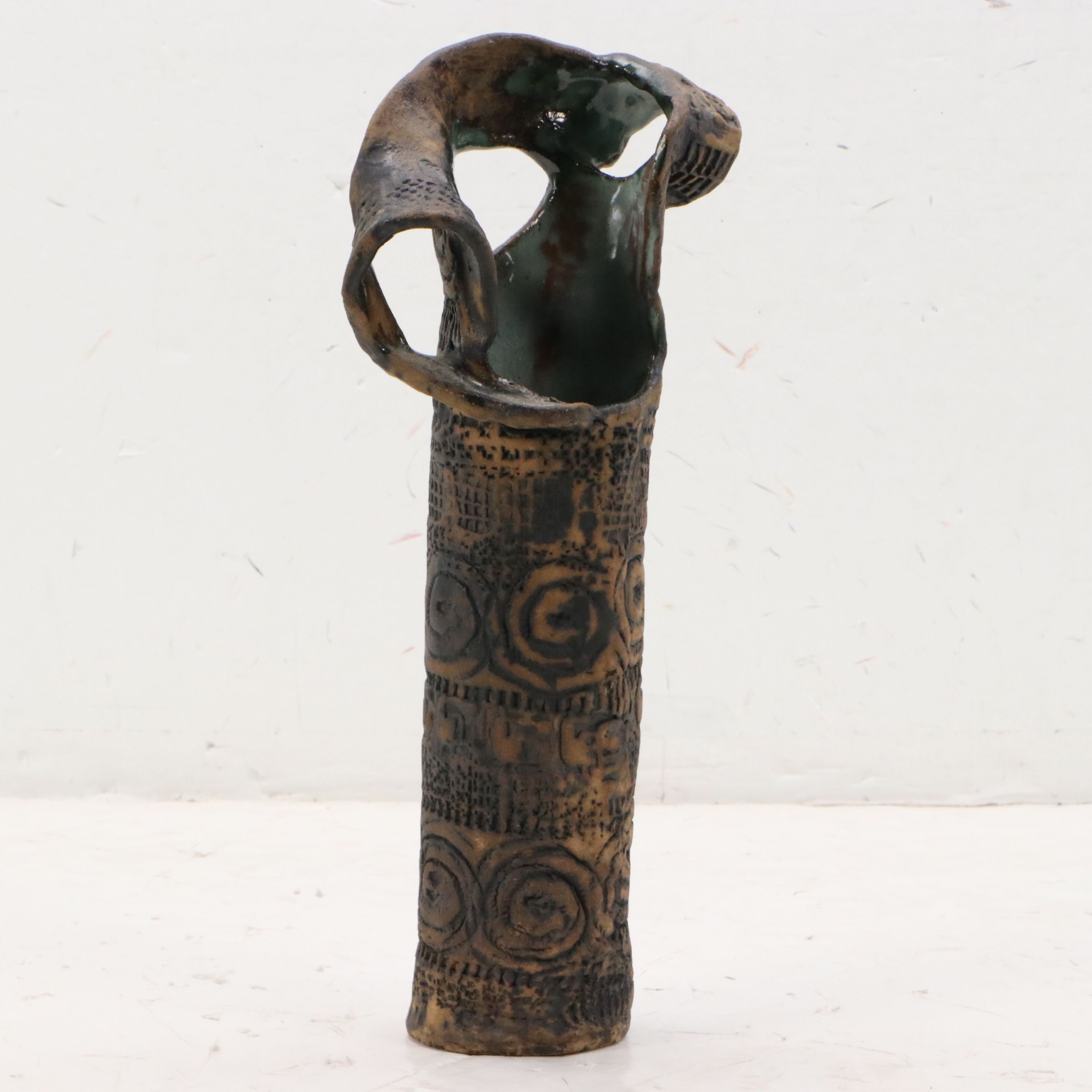 Earthenware Organically Shaped Vase, Late 20th/Early 21st Century