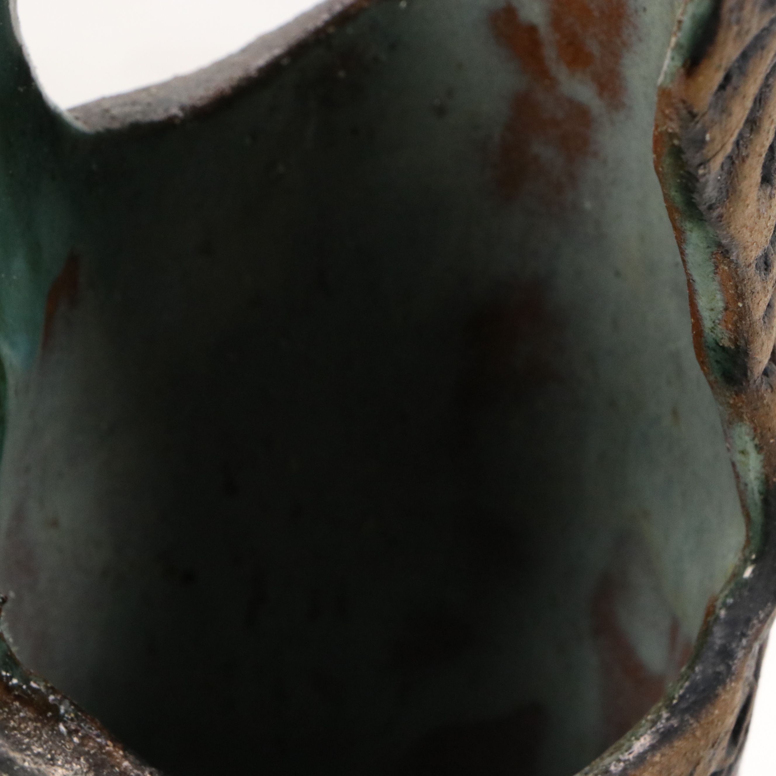 Earthenware Organically Shaped Vase, Late 20th/Early 21st Century