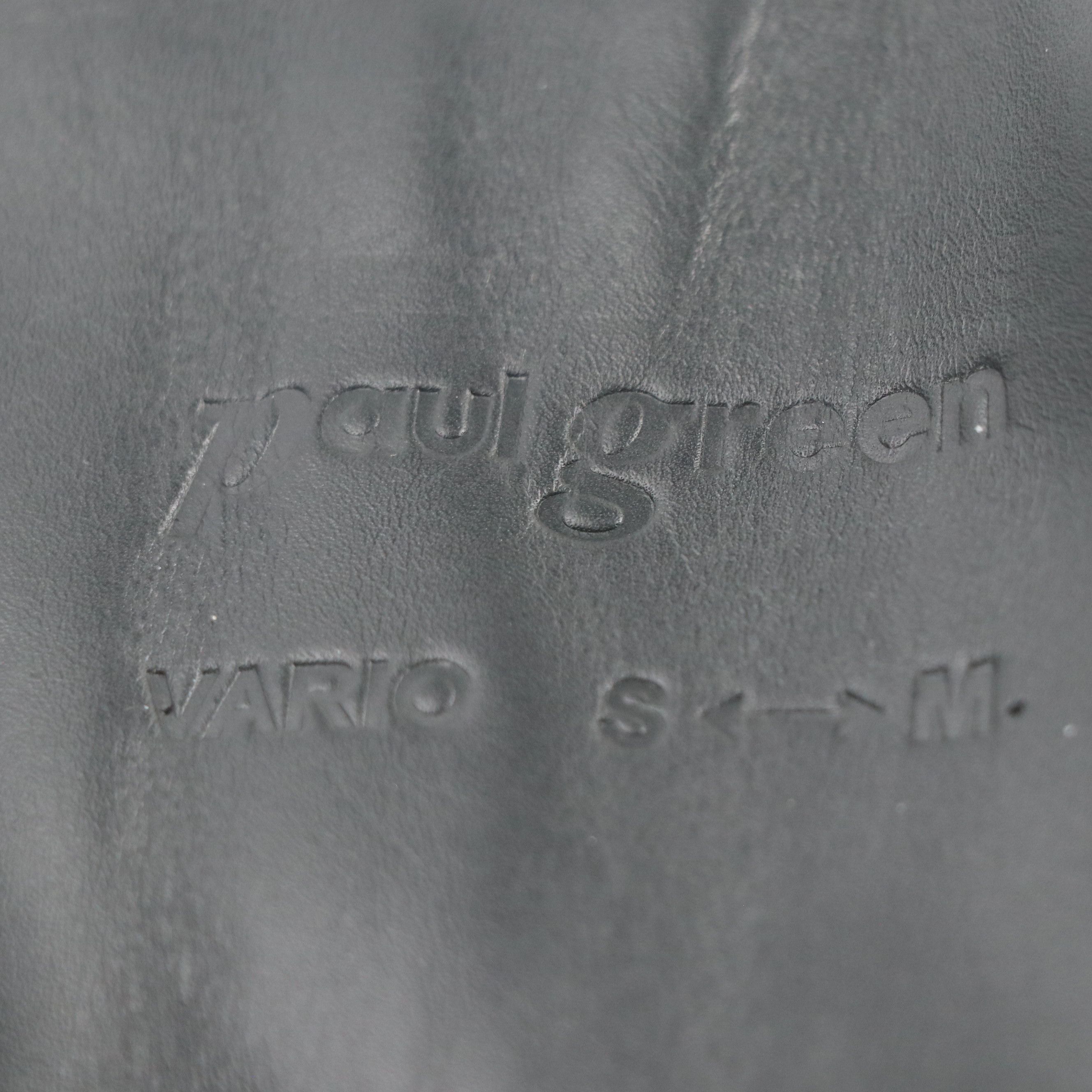 Paul Green Belmont Block Heel Knee-High Boots in Black Leather with Box