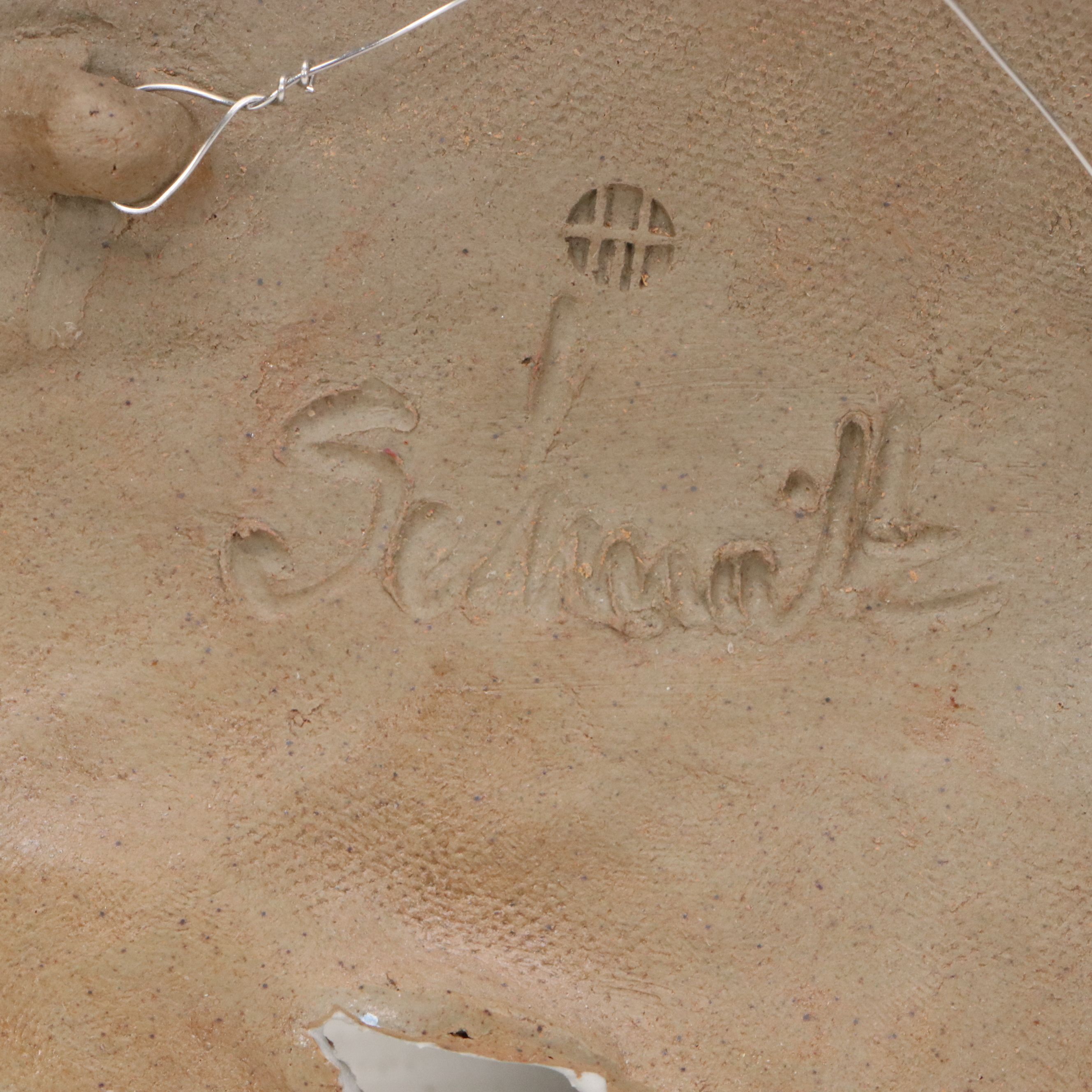 Group of Five Ceramic Wall Hangings of Bluegills and Crappie Fish, 21st Century