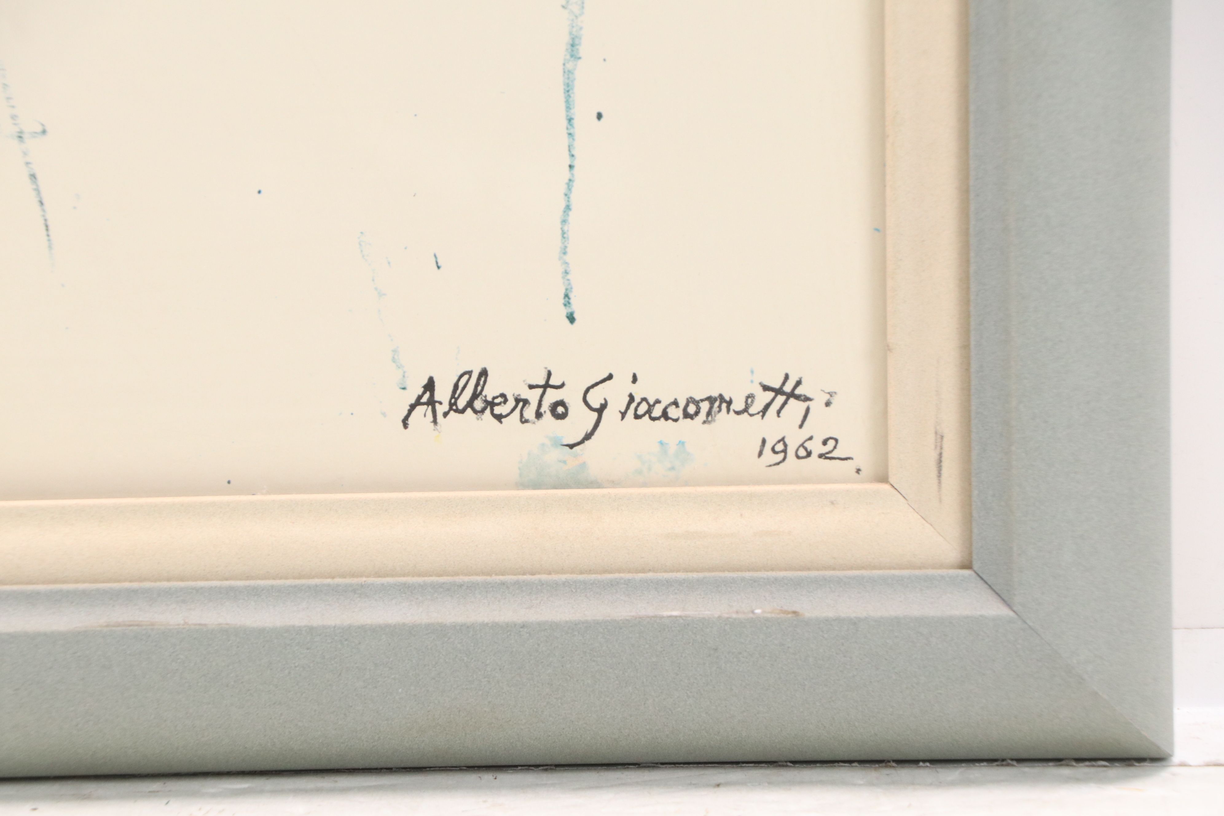 After Alberto Giacometti Offset Lithograph "Caroline," Late 20th Century