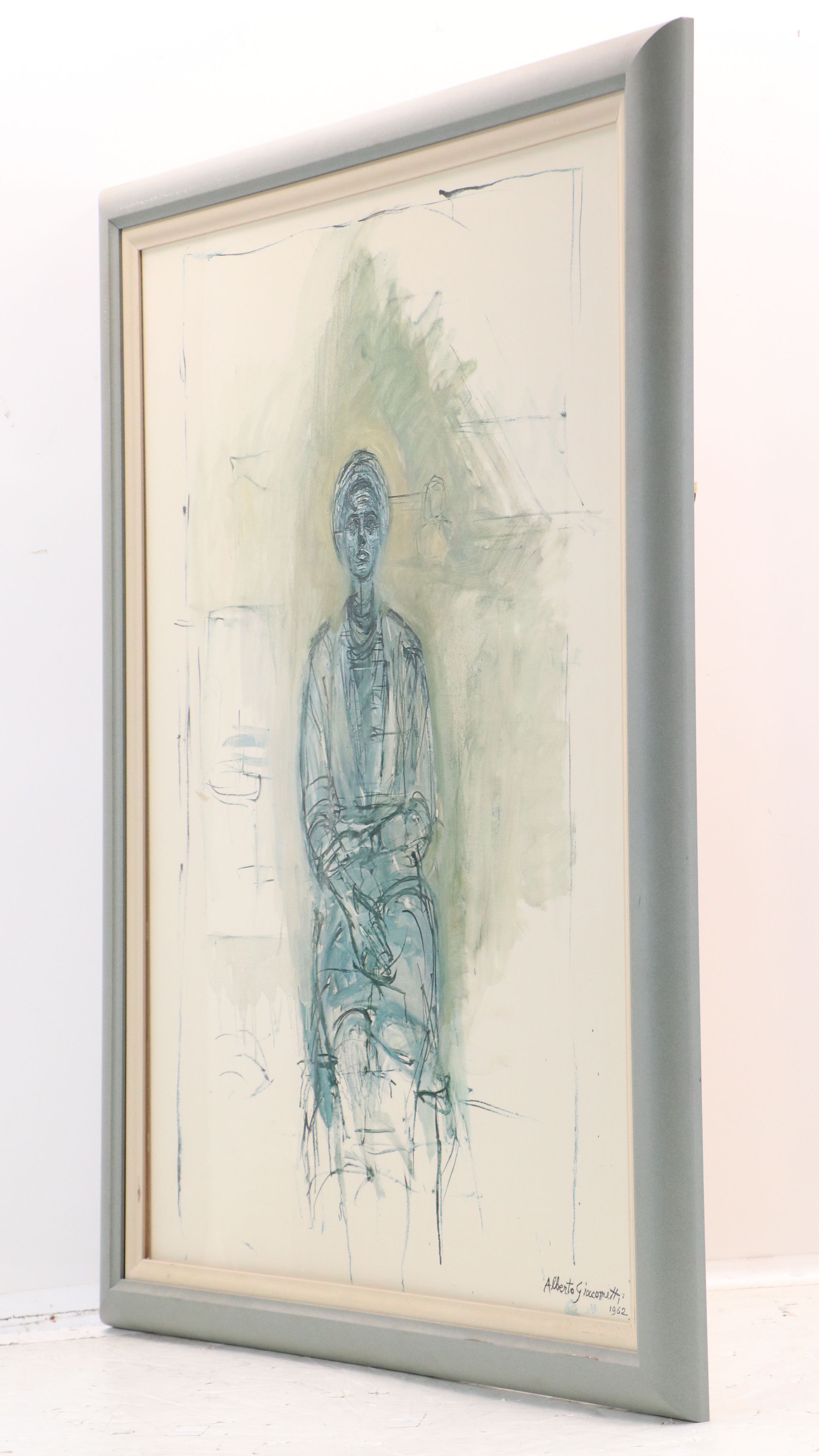 After Alberto Giacometti Offset Lithograph "Caroline," Late 20th Century