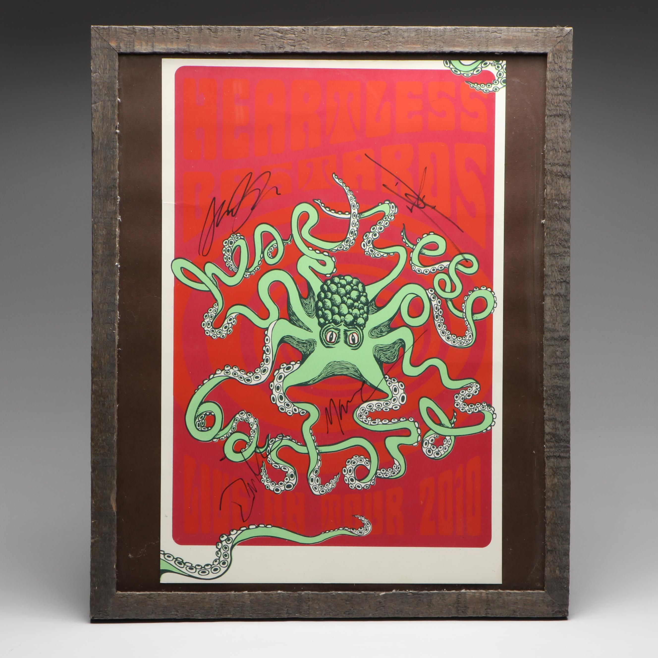 Band Signed Heartless Bastards Tour Poster, 2010