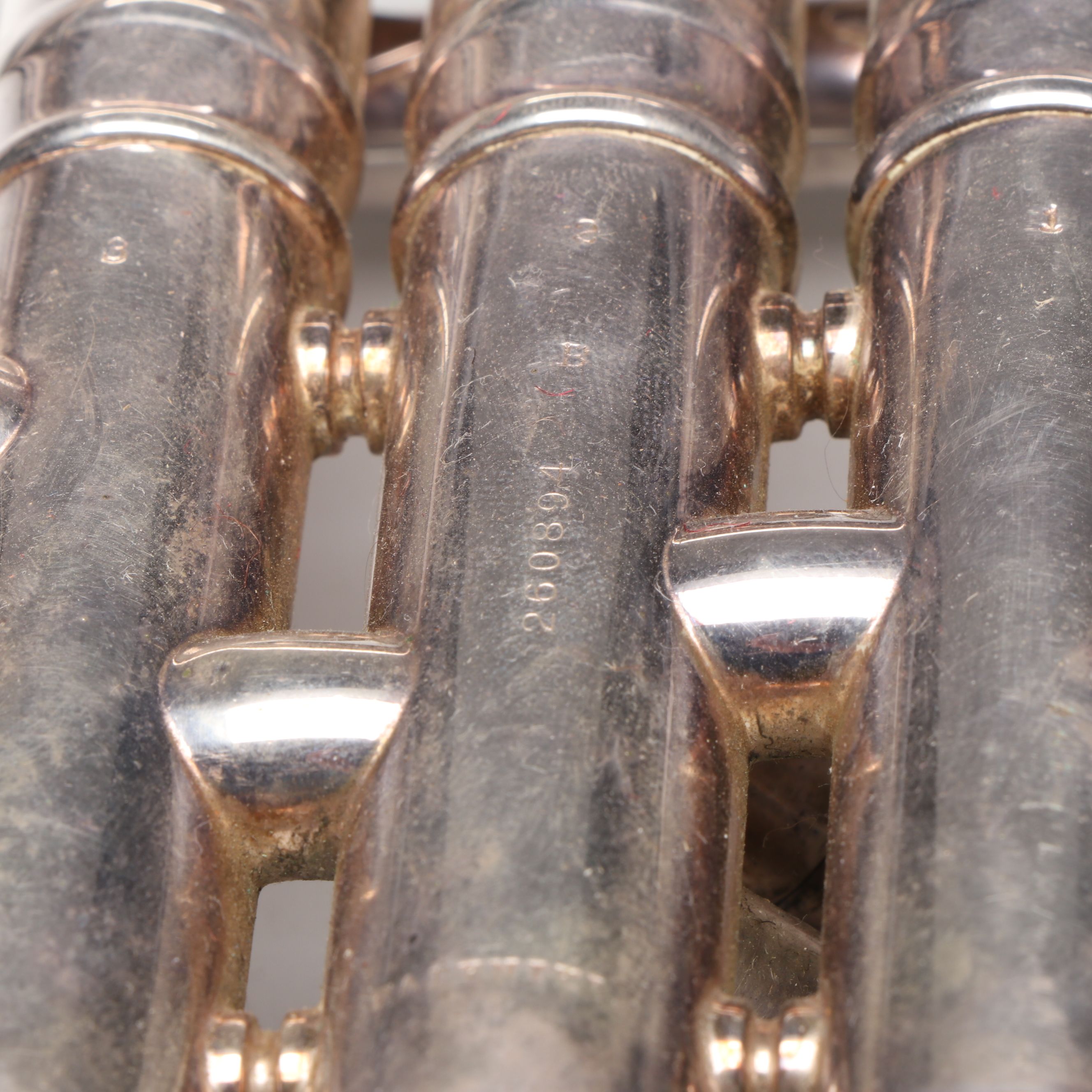 C.G. Conn Silver Finish Trumpet with Hard Case, Early to Mid-20th Century