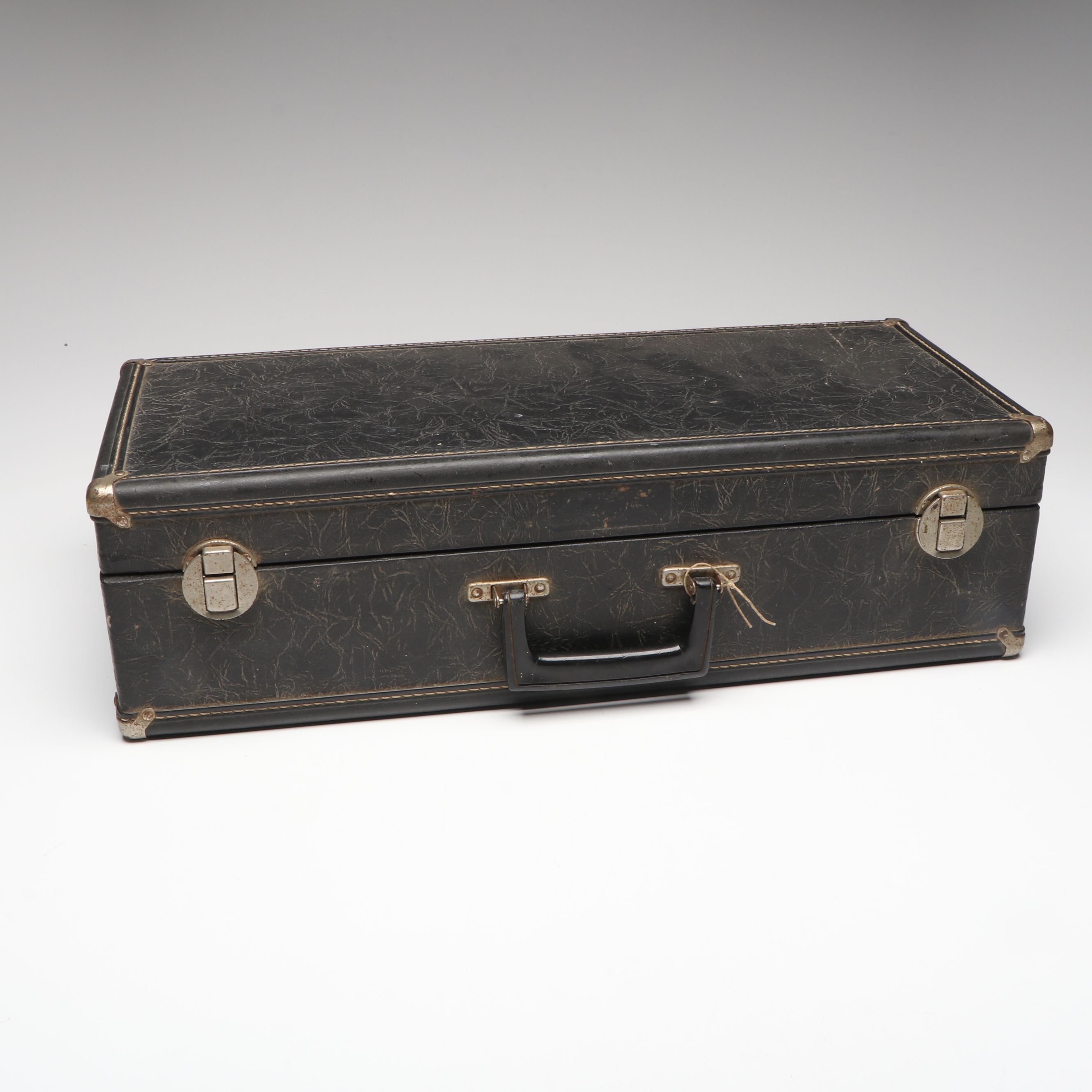 C.G. Conn Silver Finish Trumpet with Hard Case, Early to Mid-20th Century