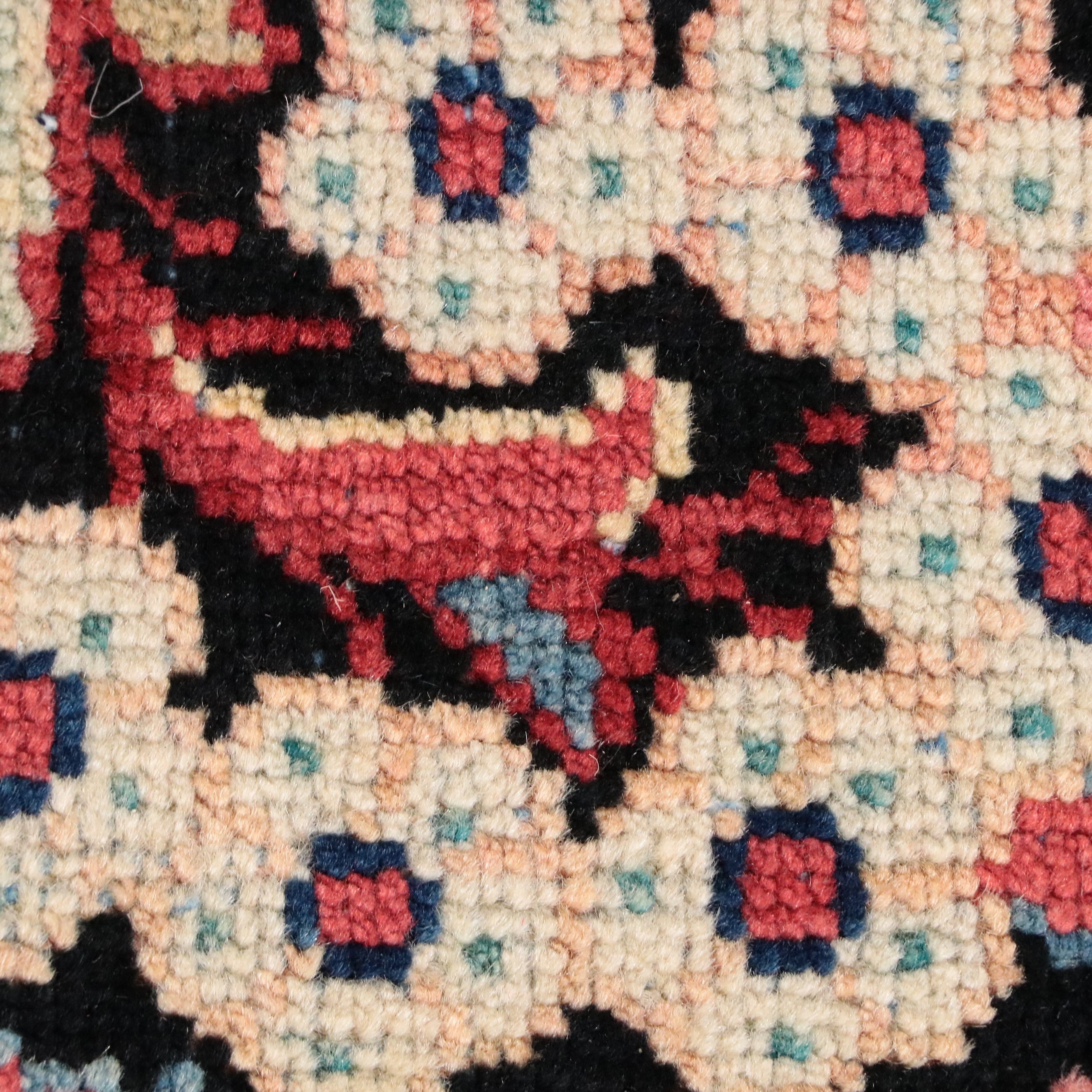 10'5 x 13'10 Hand-Knotted Persian Kerman Room-Sized Rug