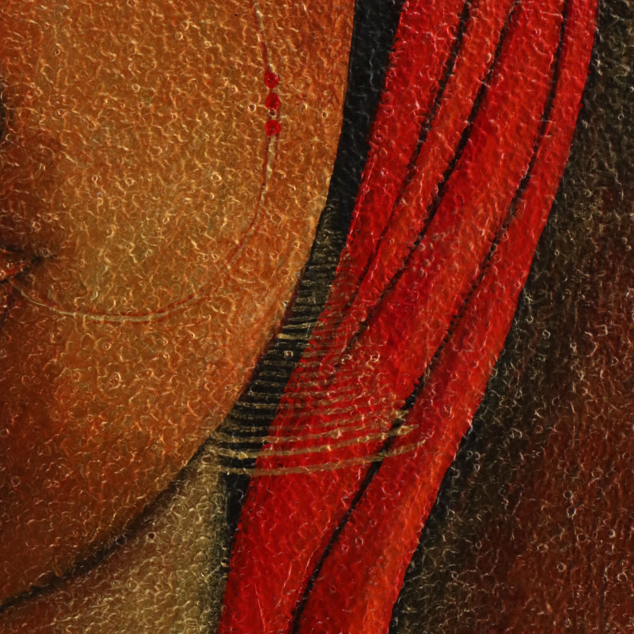 Vibha Singh Pichwai Style Acrylic Painting "Duality," 2013