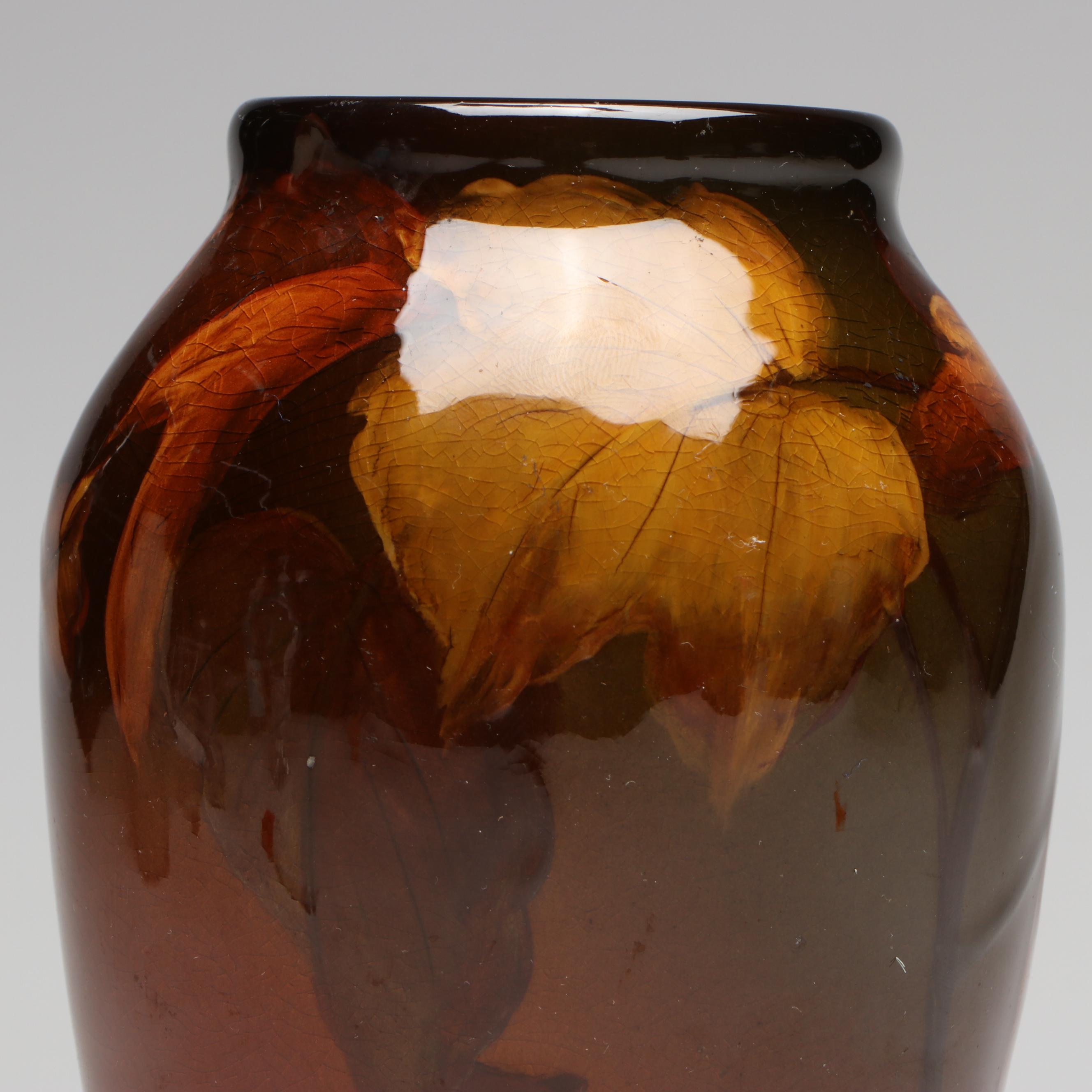 Carolyn Frances Steinle for Rookwood Pottery Gloss Glaze Production Vase, 1911