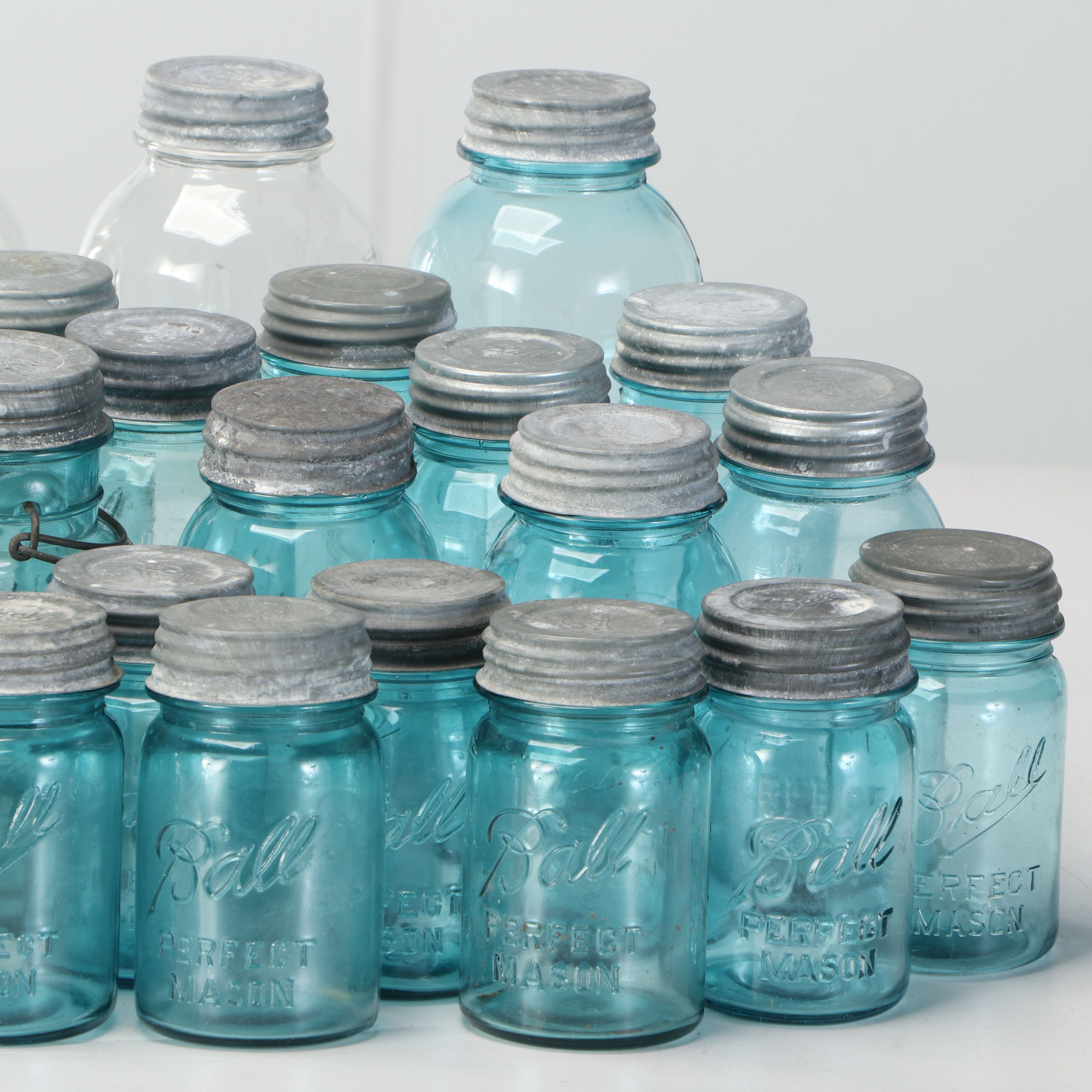Ball Blue "Perfect Mason" and More Glass Canning Jars, ca. 1910-2000s