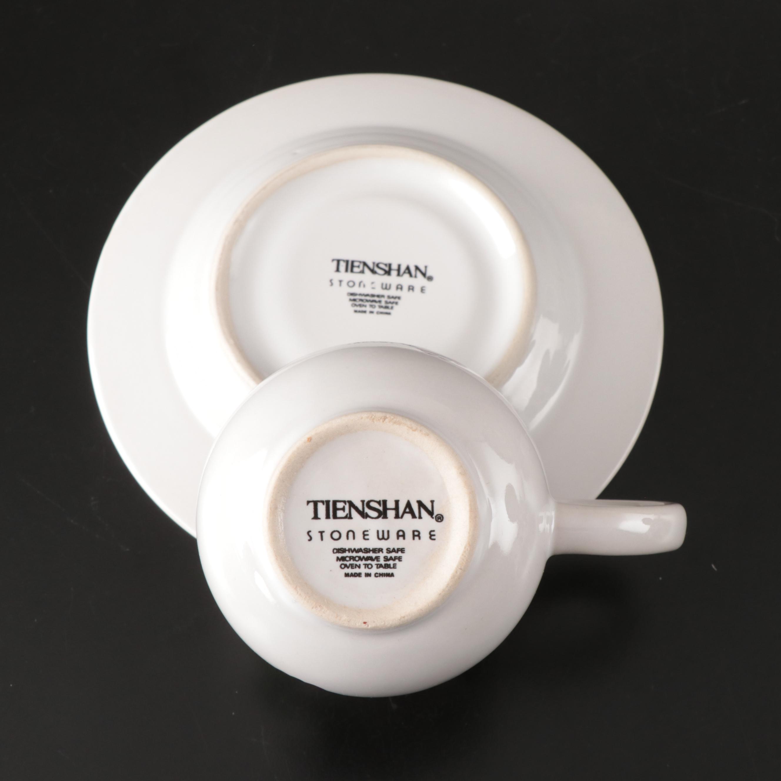 Tienshan "Raspberry Social" Stoneware Tableware