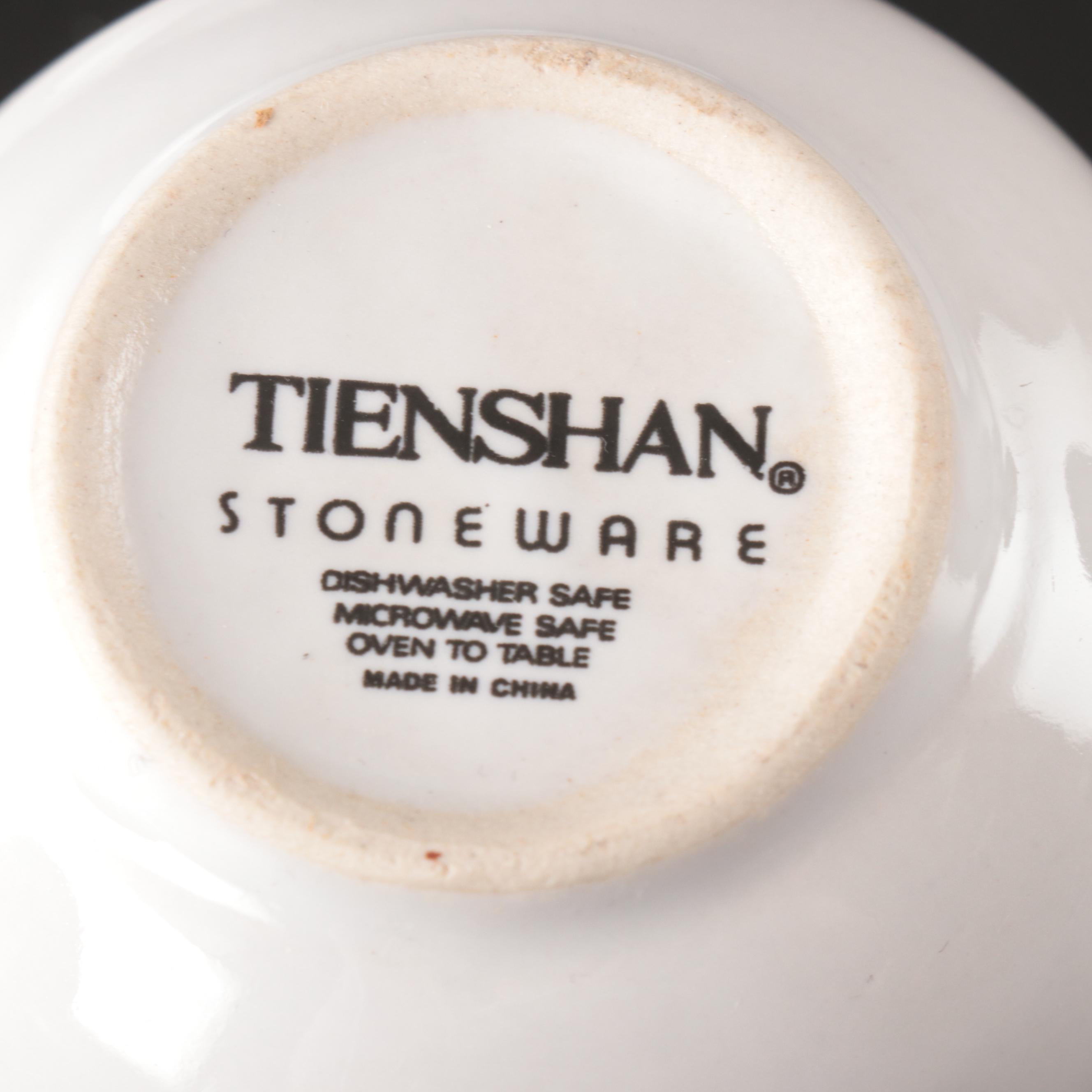 Tienshan "Raspberry Social" Stoneware Tableware