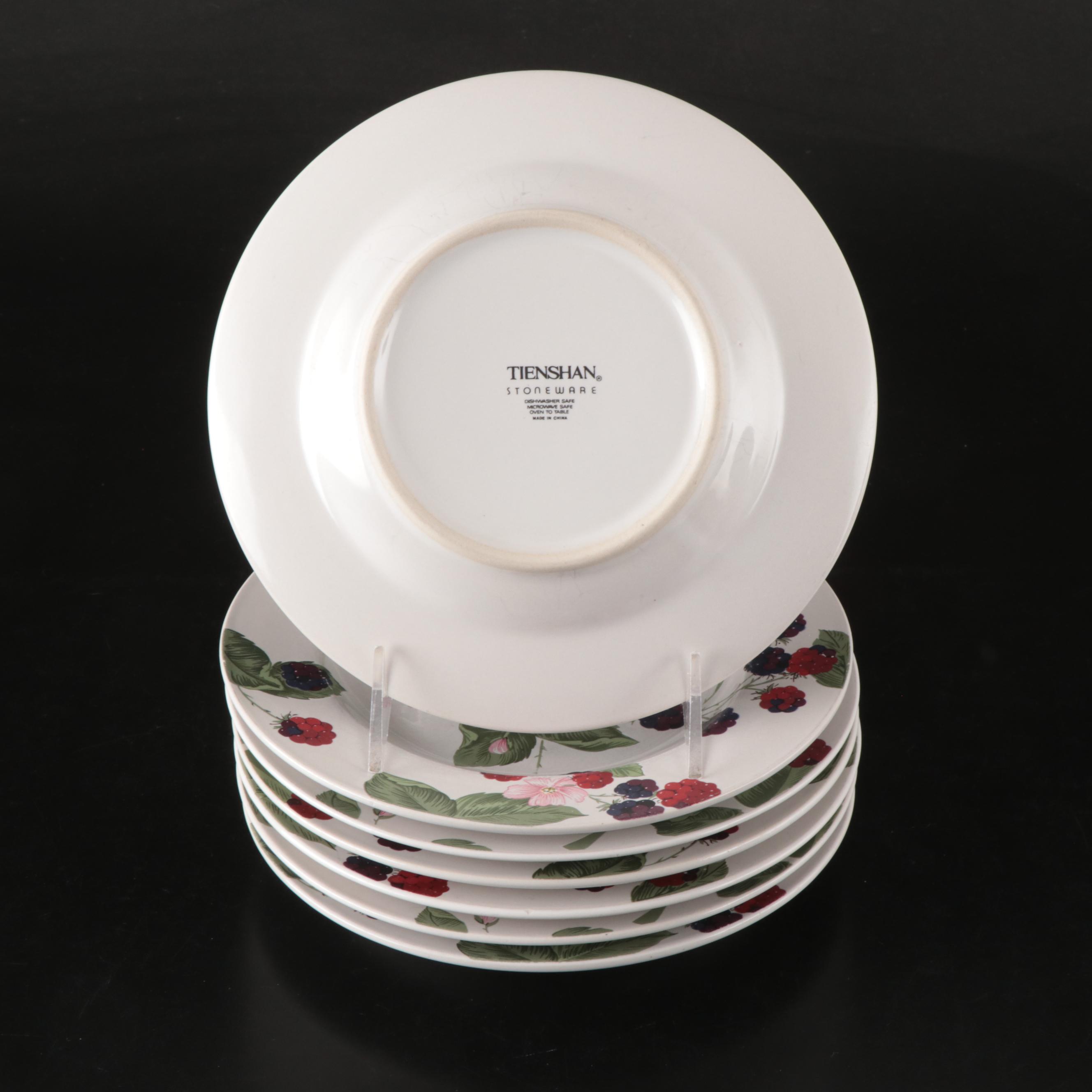 Tienshan "Raspberry Social" Stoneware Tableware