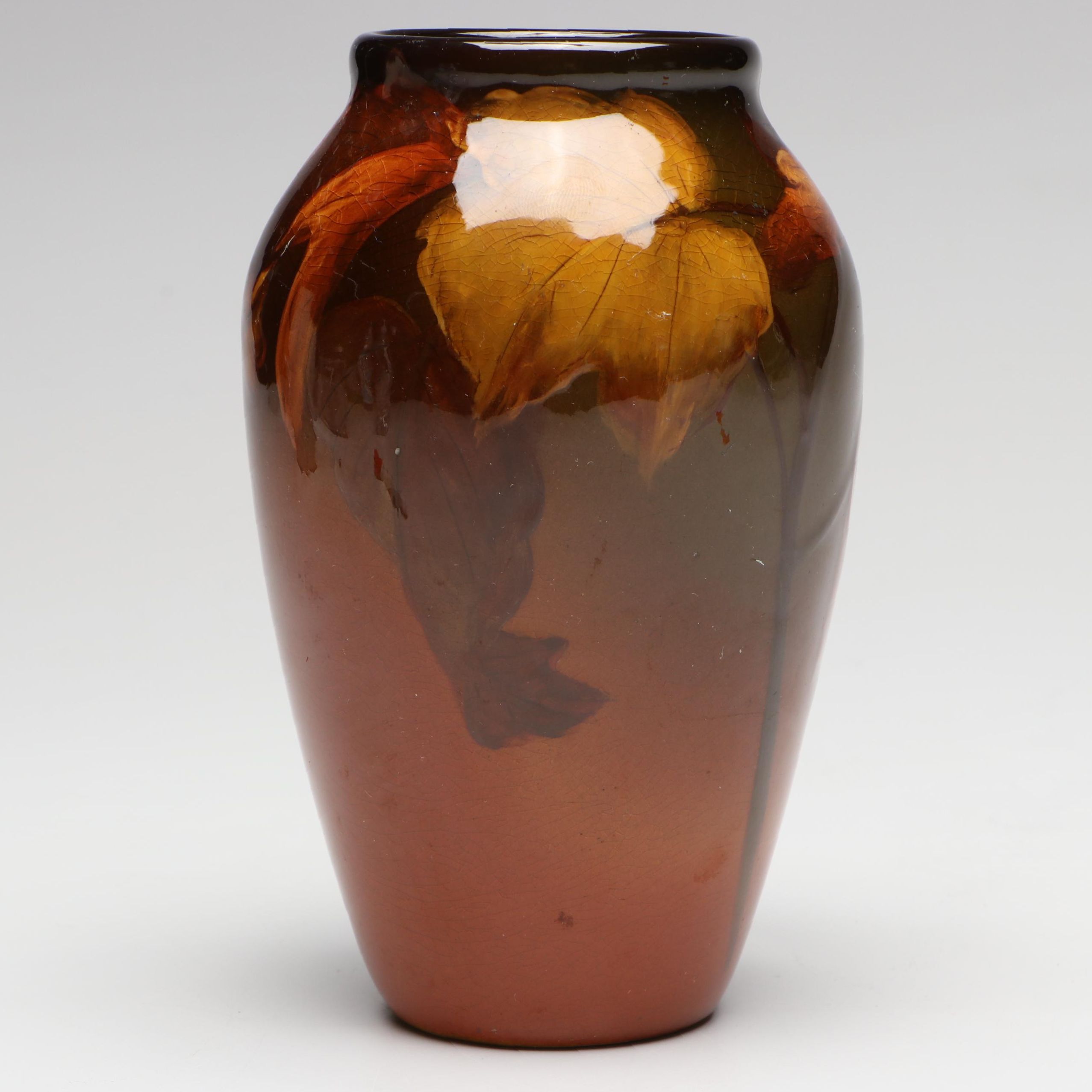 Carolyn Frances Steinle for Rookwood Pottery Gloss Glaze Production Vase, 1911
