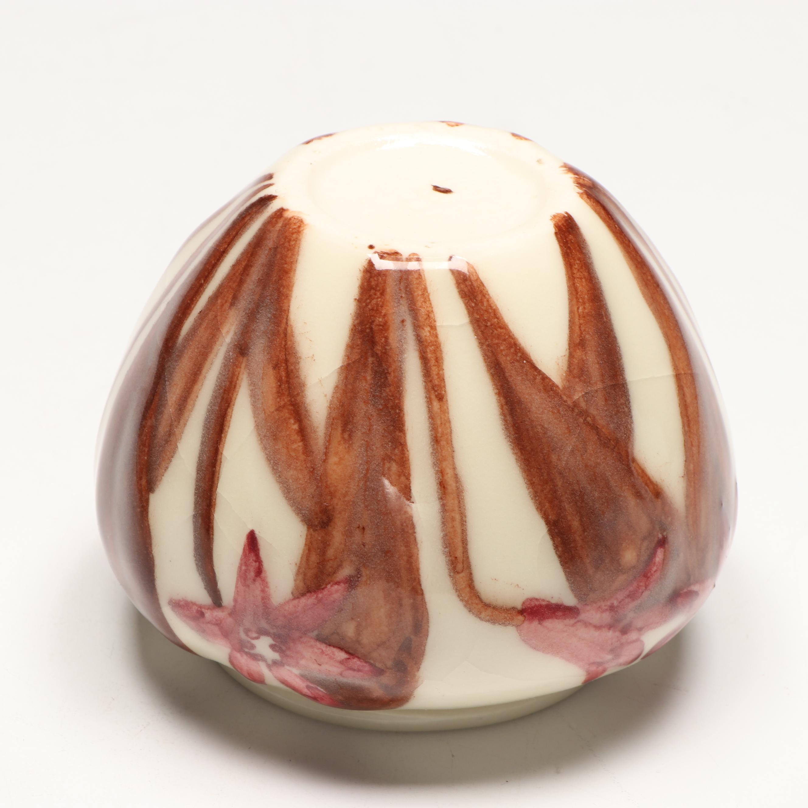 Rookwood Pottery Hand-Decorated Production Cabinet Vase, 1945