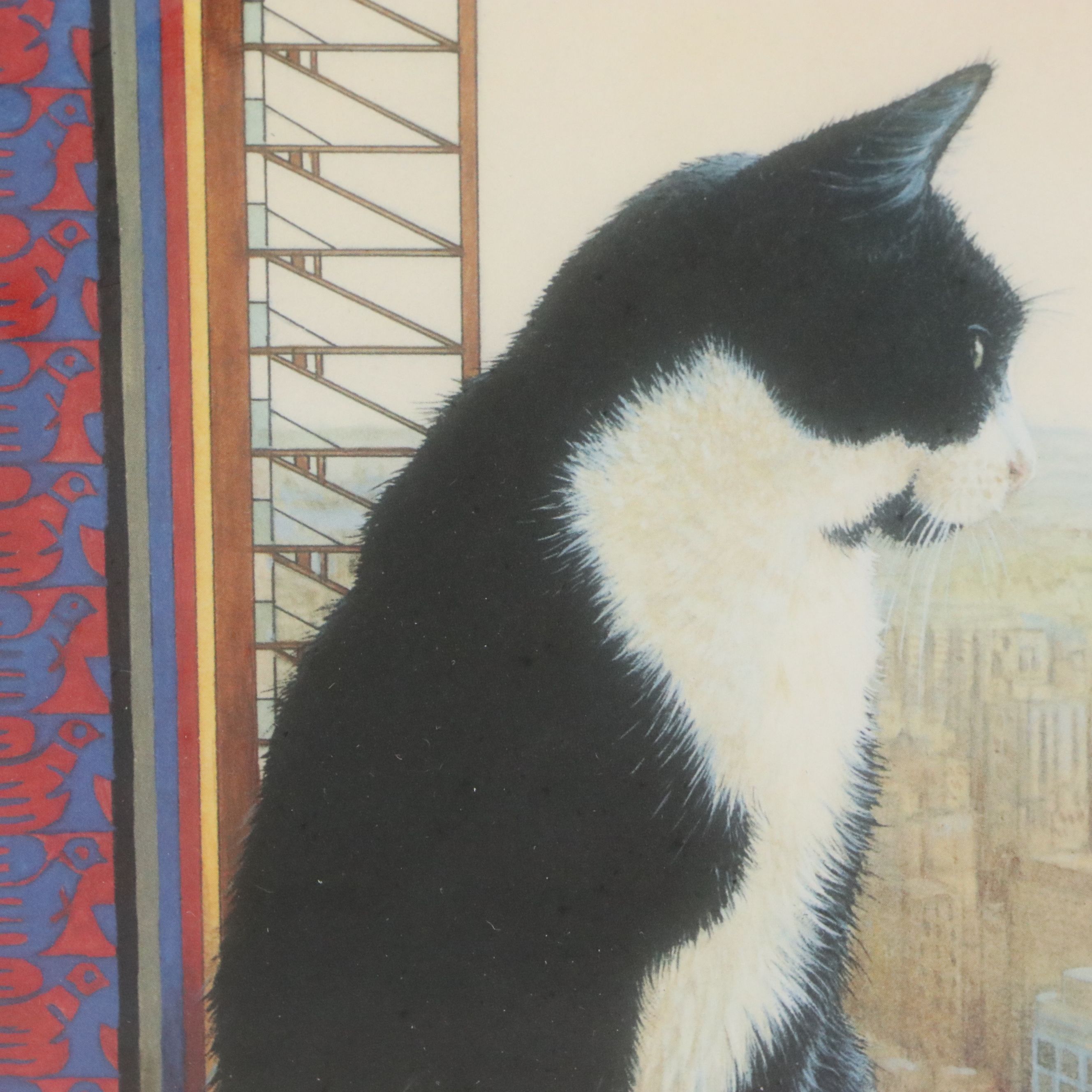 Lesley Anne Ivory Offset Lithograph "Chesterton in the City," 1993