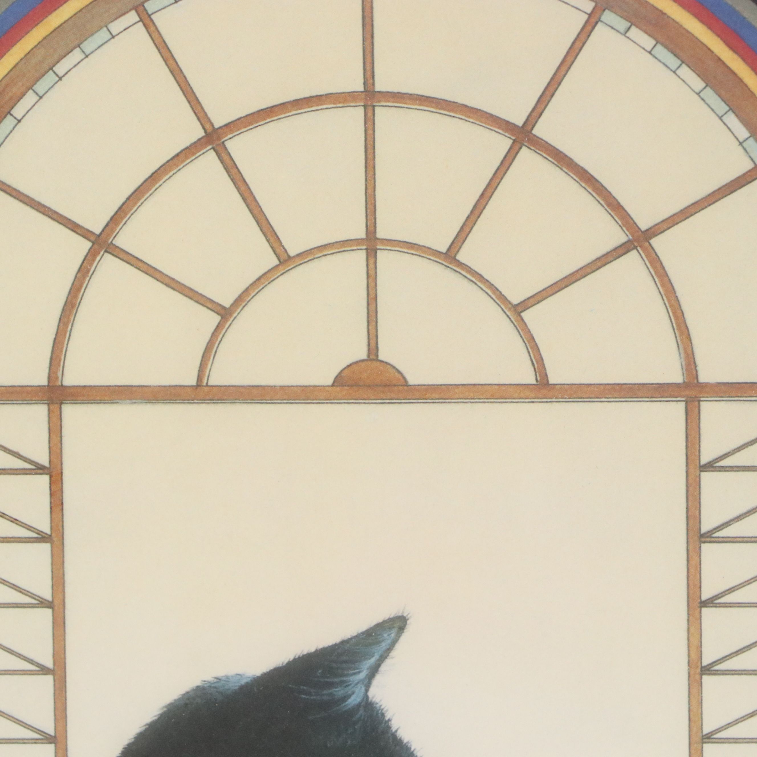 Lesley Anne Ivory Offset Lithograph "Chesterton in the City," 1993