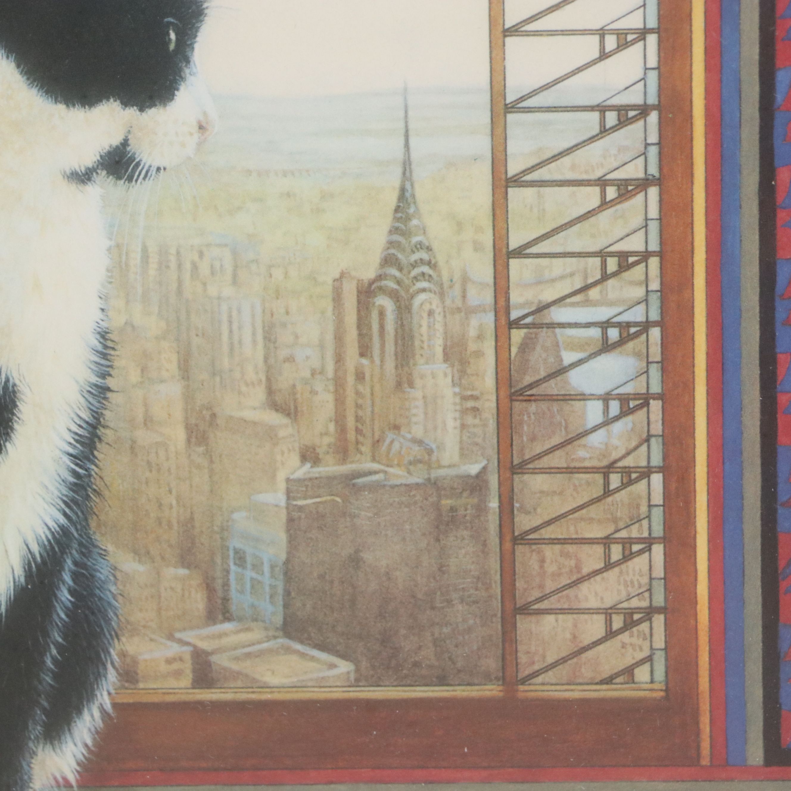 Lesley Anne Ivory Offset Lithograph "Chesterton in the City," 1993