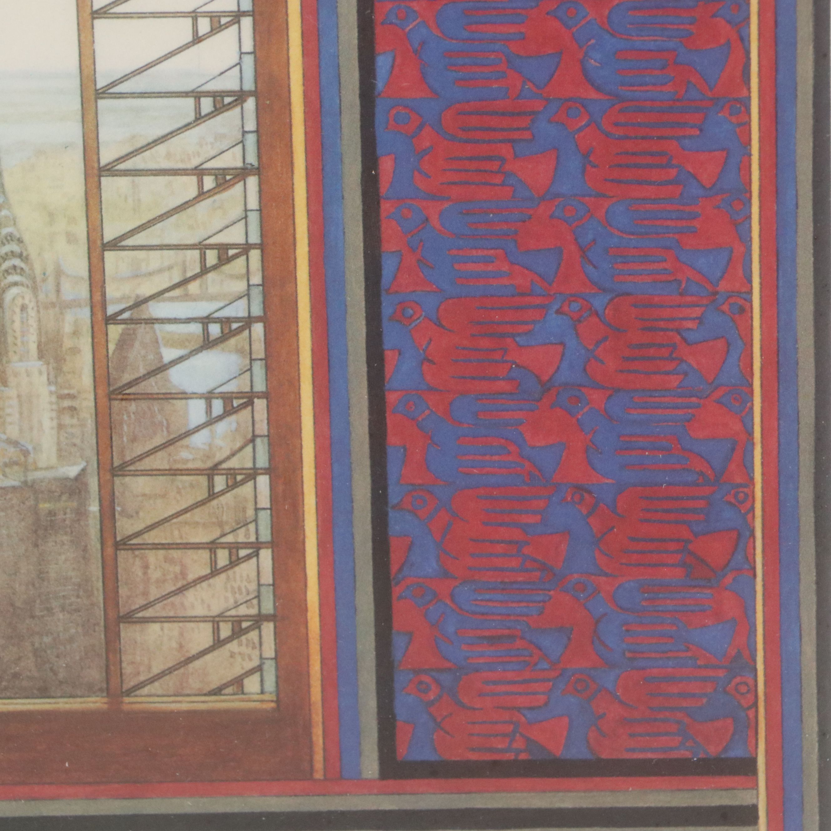 Lesley Anne Ivory Offset Lithograph "Chesterton in the City," 1993