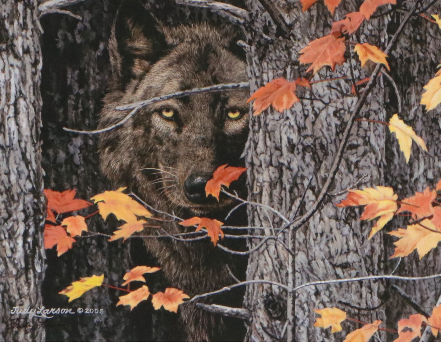 Judy Larson Giclée "Intent," 2005