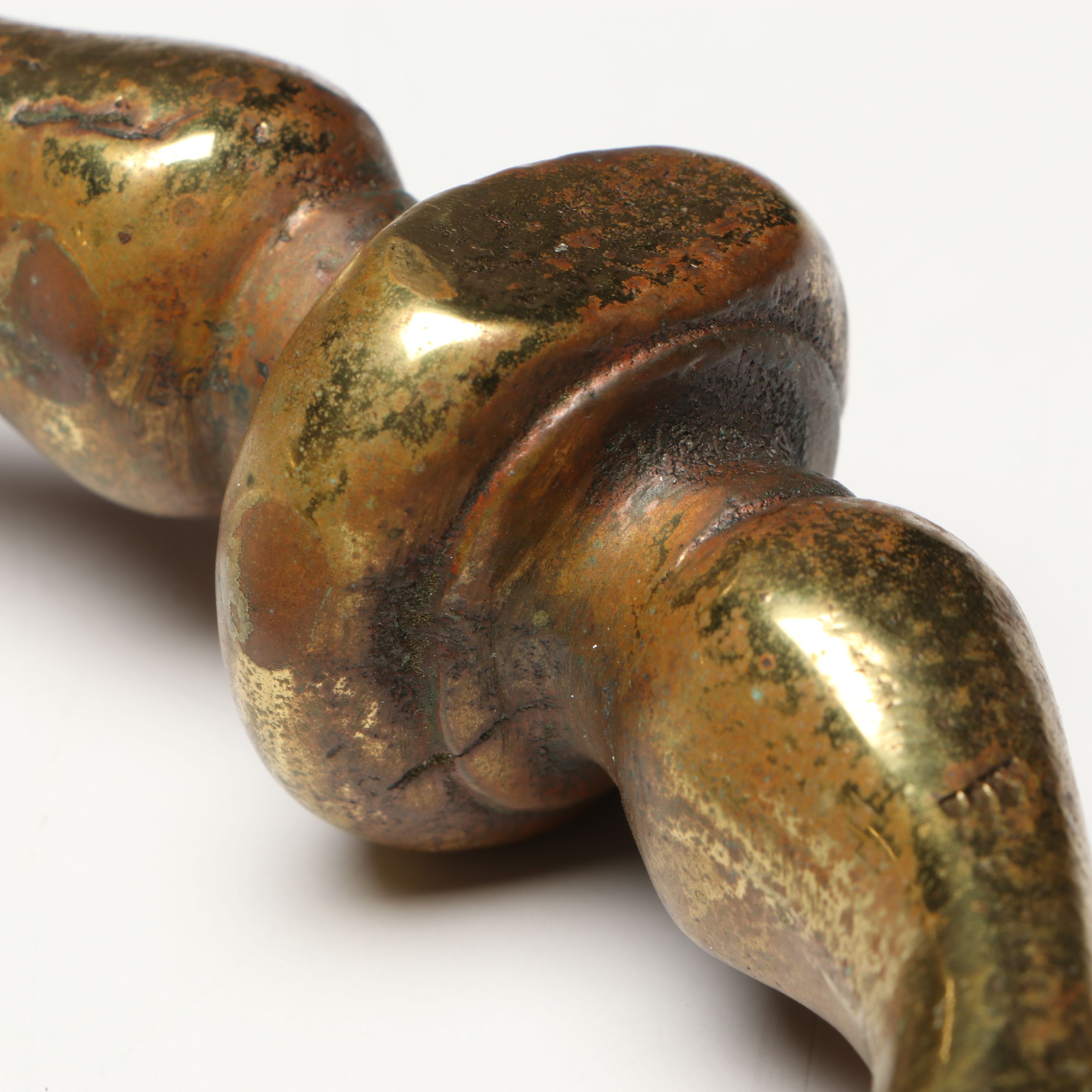 Cast Brass Lion Head Door Knocker